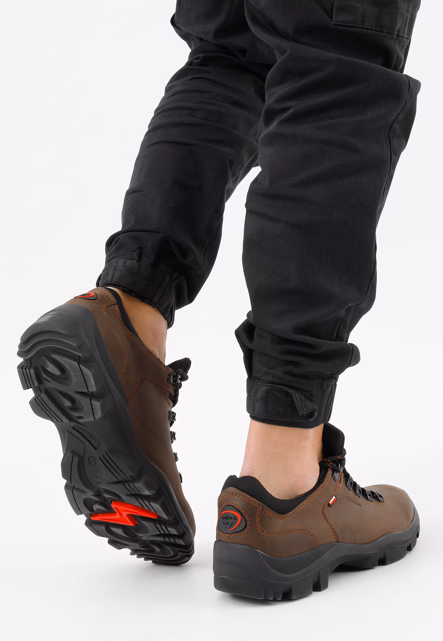 Brązowe męskie półbuty trekkingowe