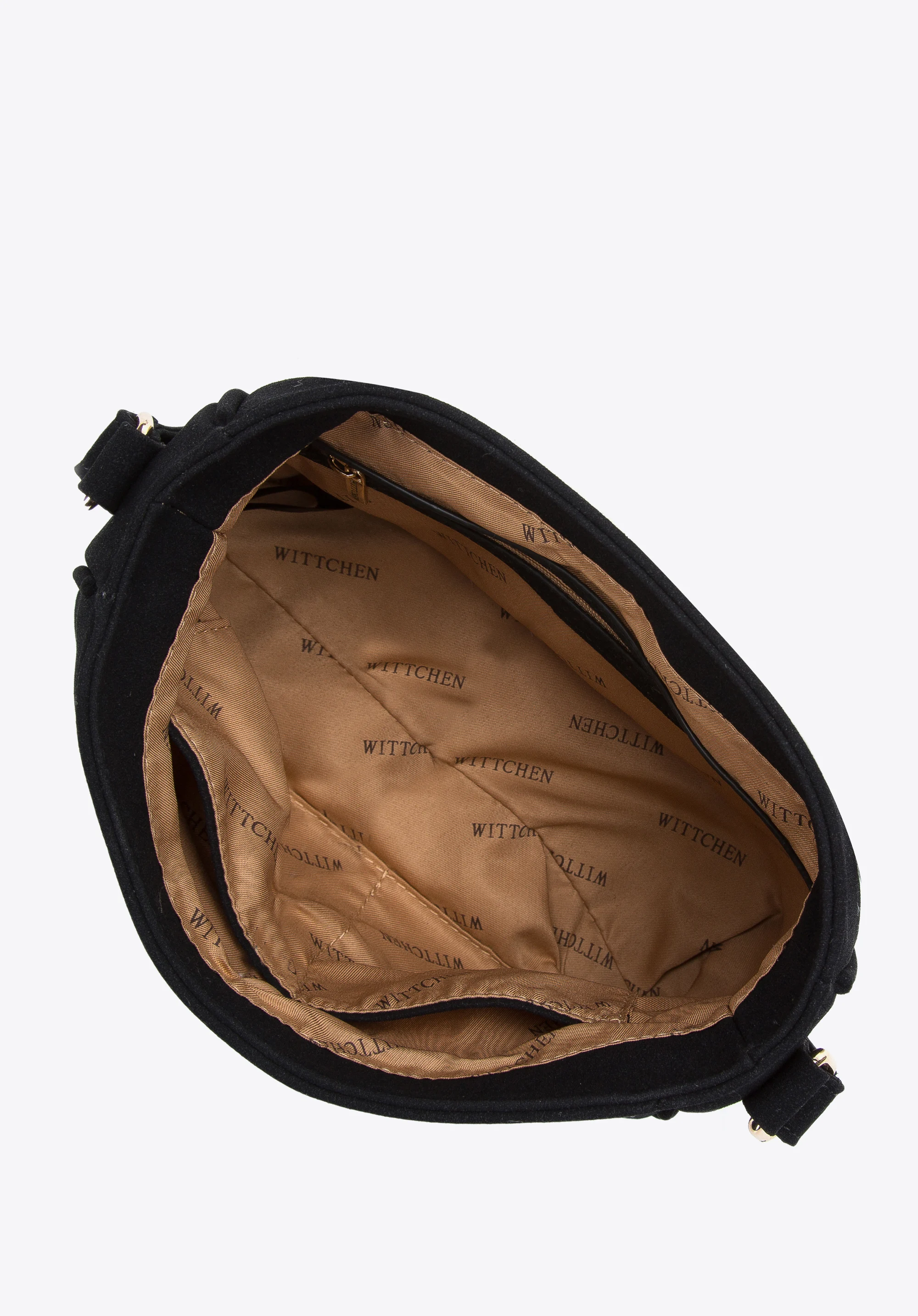 Damska listonoszka ze sztucznym futerkiem