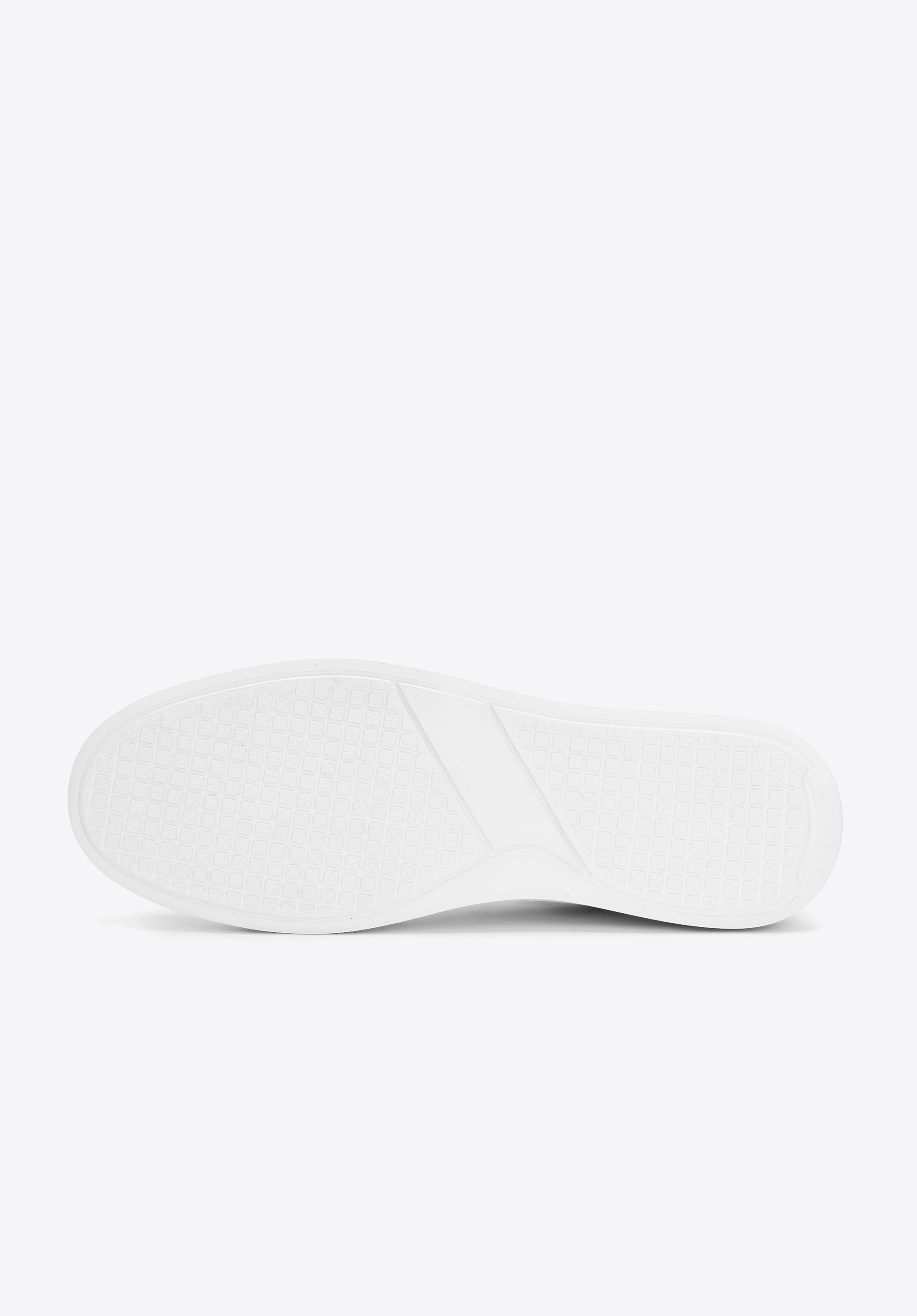 Męskie sneakersy skórzane w stylu trampek