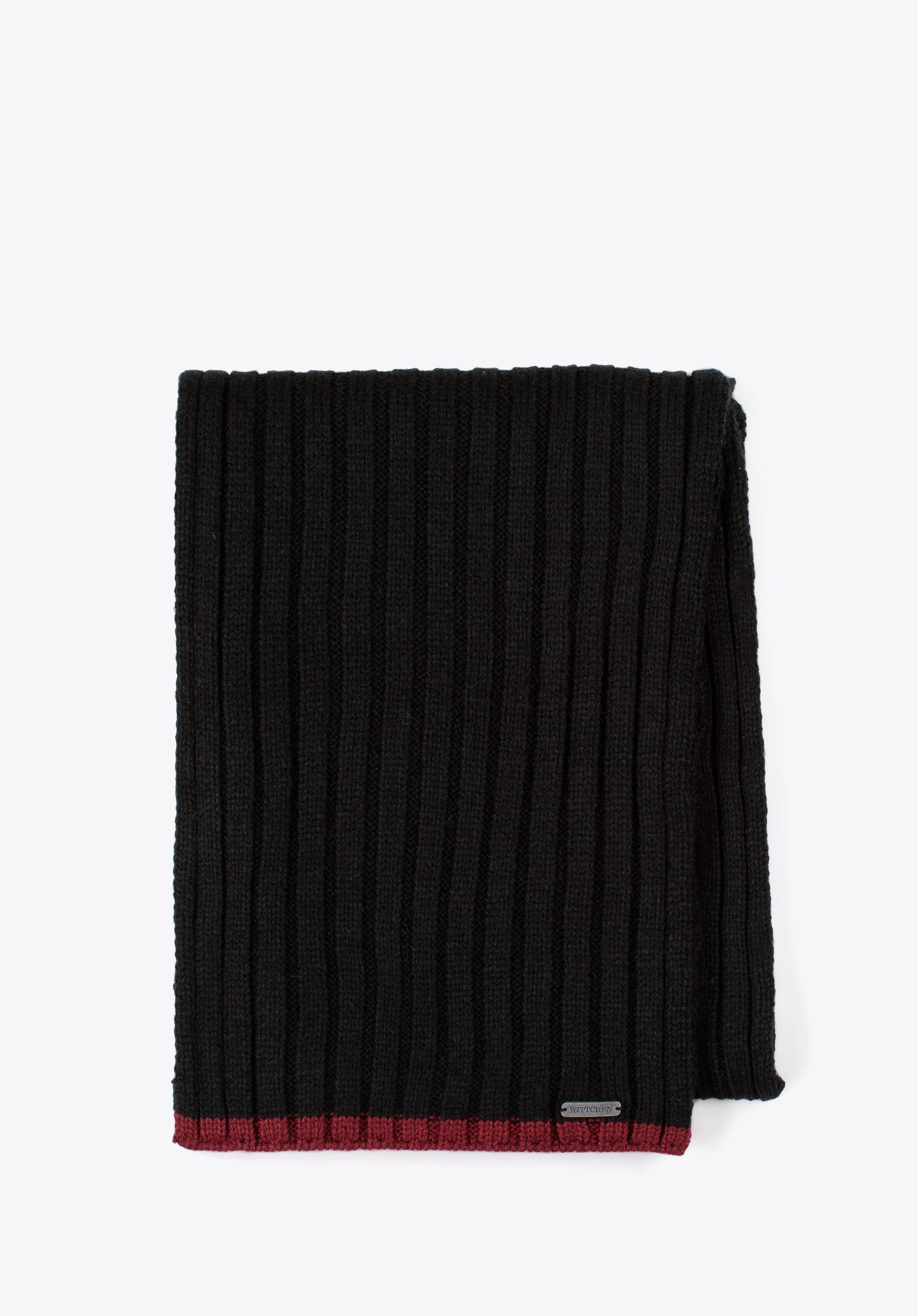 Męski komplet zimowy z kolorowym paskiem