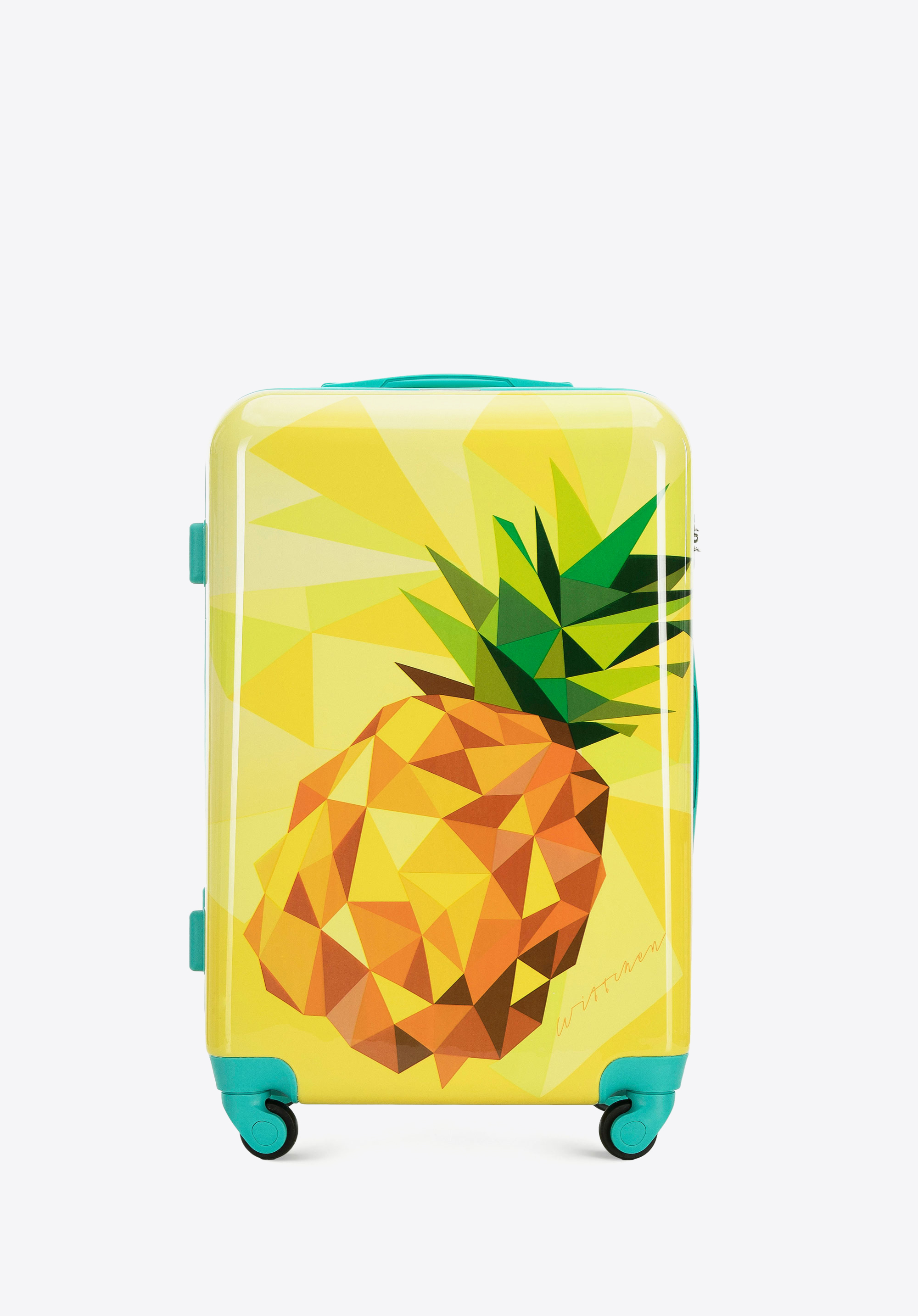 Walizka kabinowa z ABS-u z nadrukiem