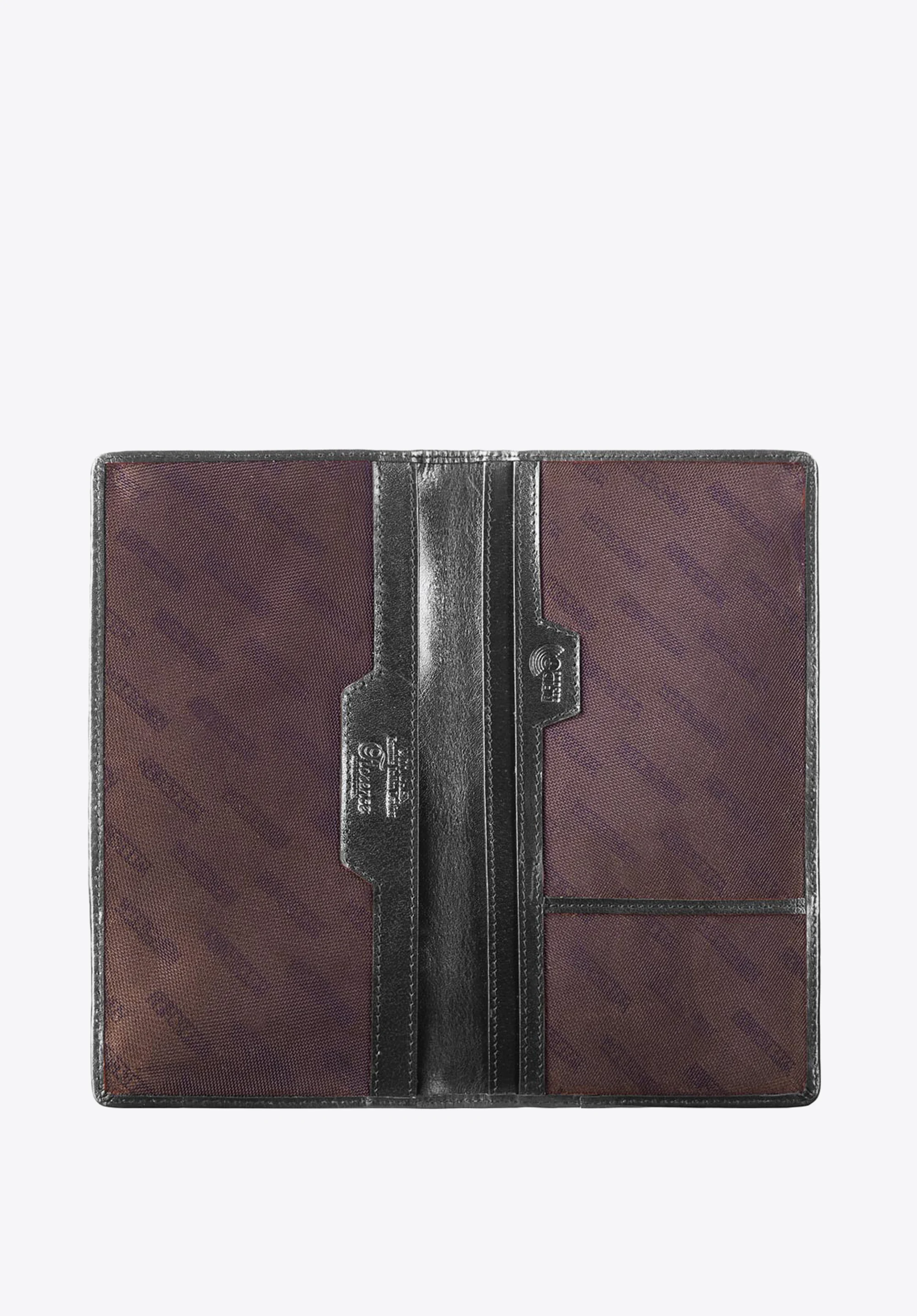 Etui na paszport skórzane lakierowane