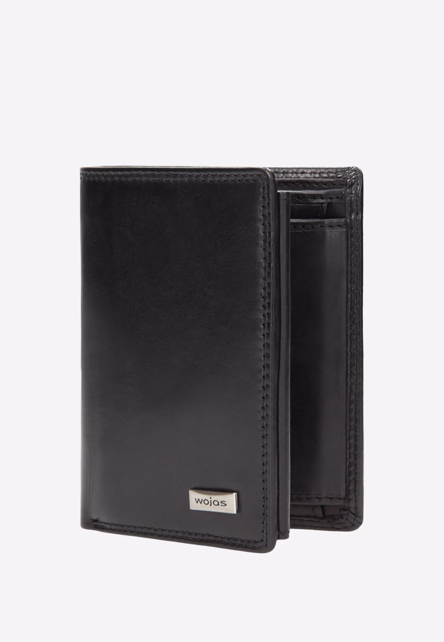 Funkcjonalny czarny portfel męski
