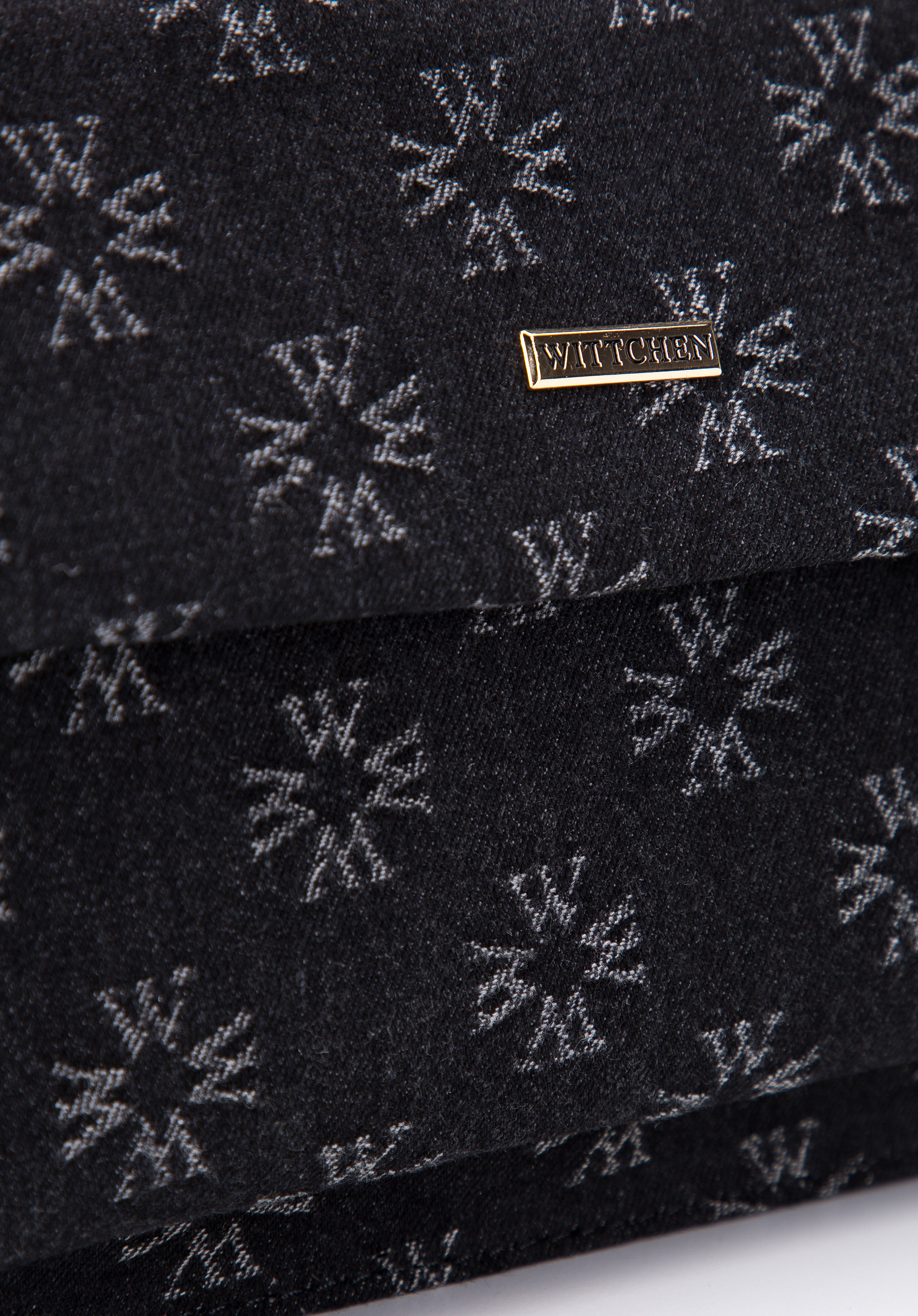 Damska listonoszka dżinsowa w monogram