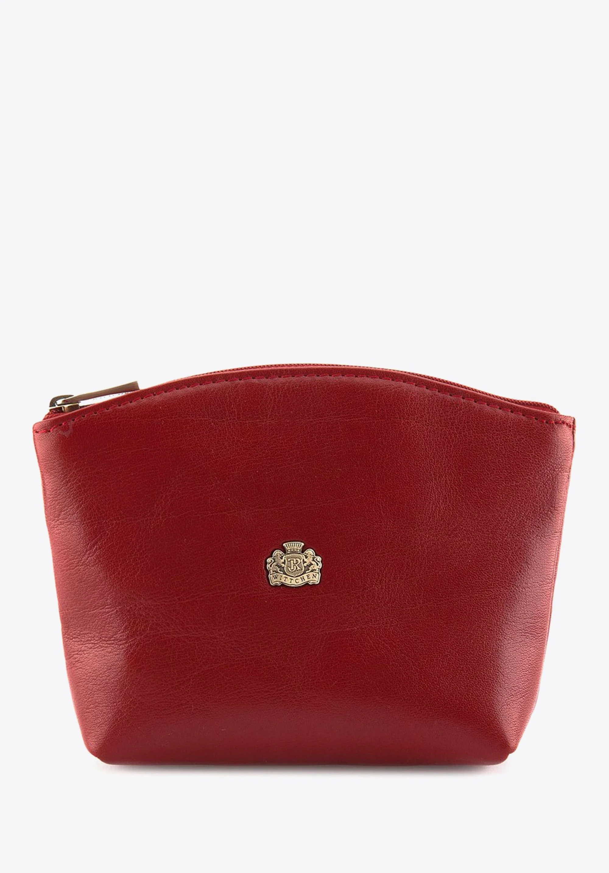 Kosmetyczka skórzana w kształcie łódki