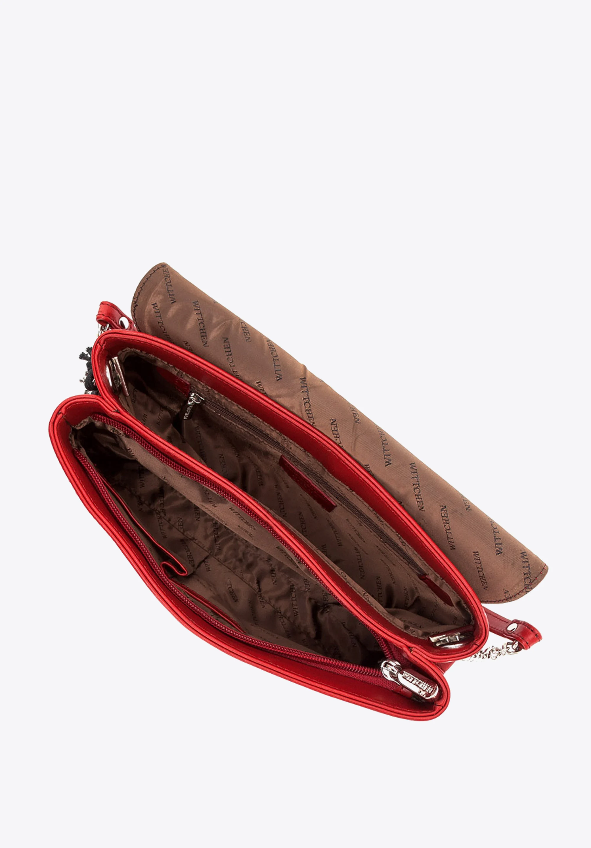 Kopertówka ze skóry klasyczna trapezowa