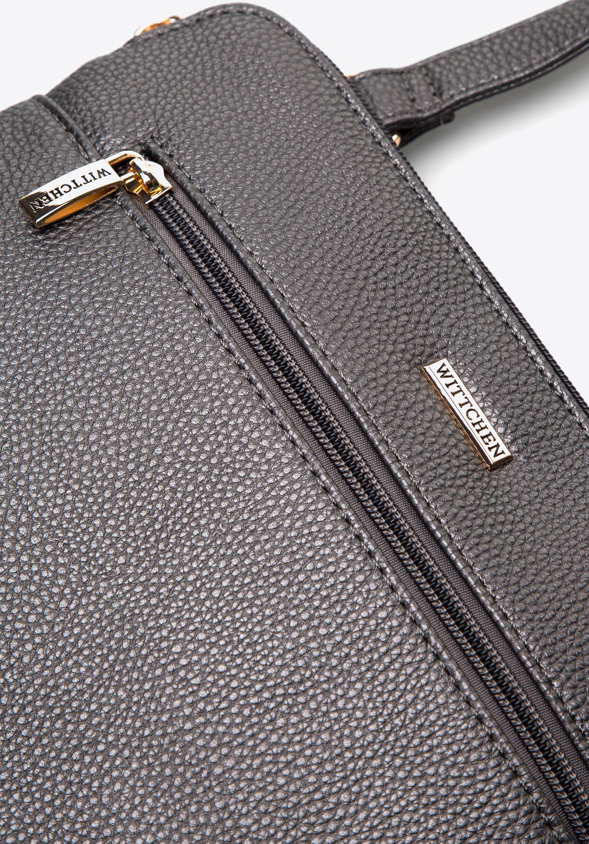 Damska listonoszka z ekoskóry dwukomorowa