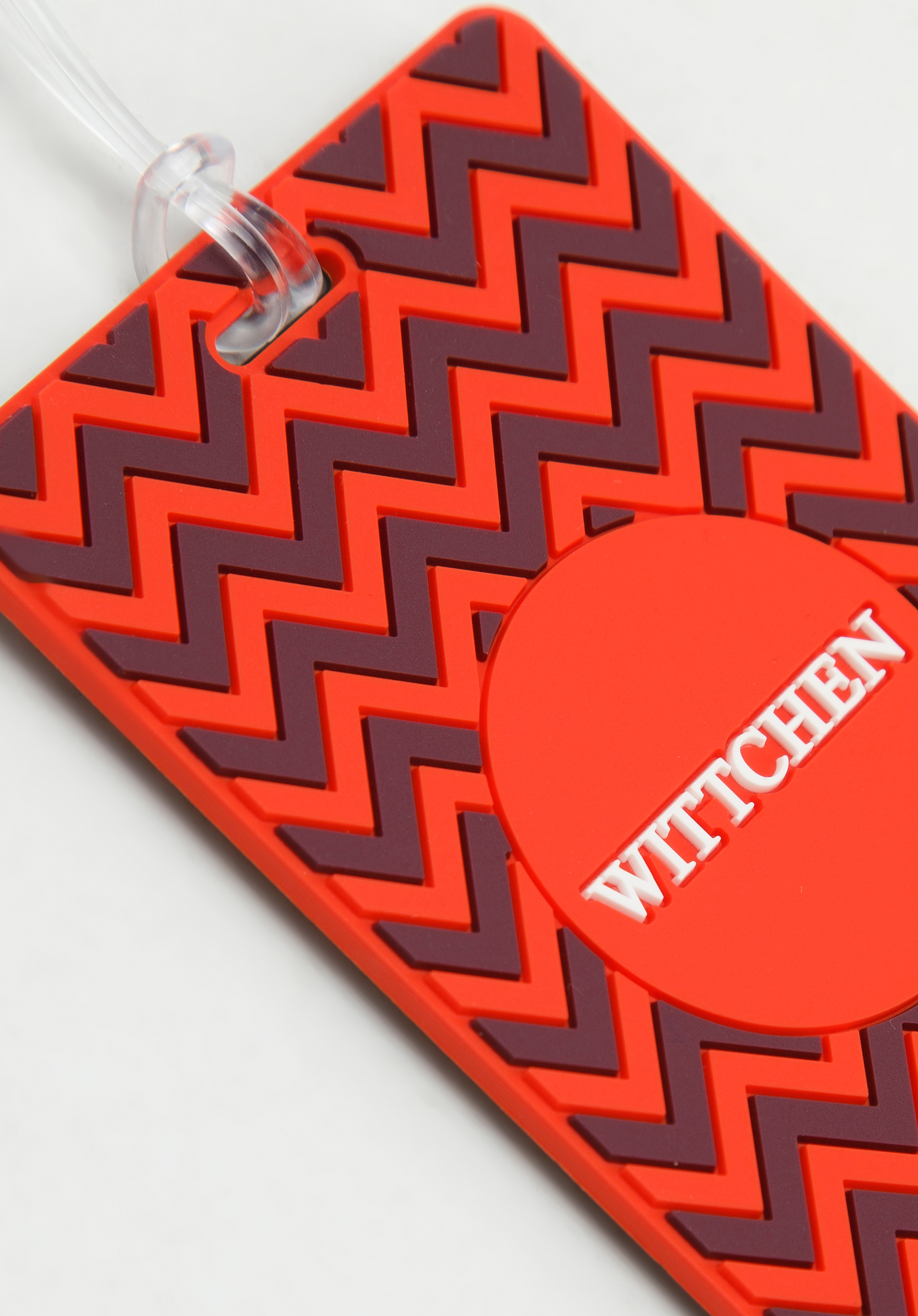 Identyfikator do bagażu w geometryczny wzór