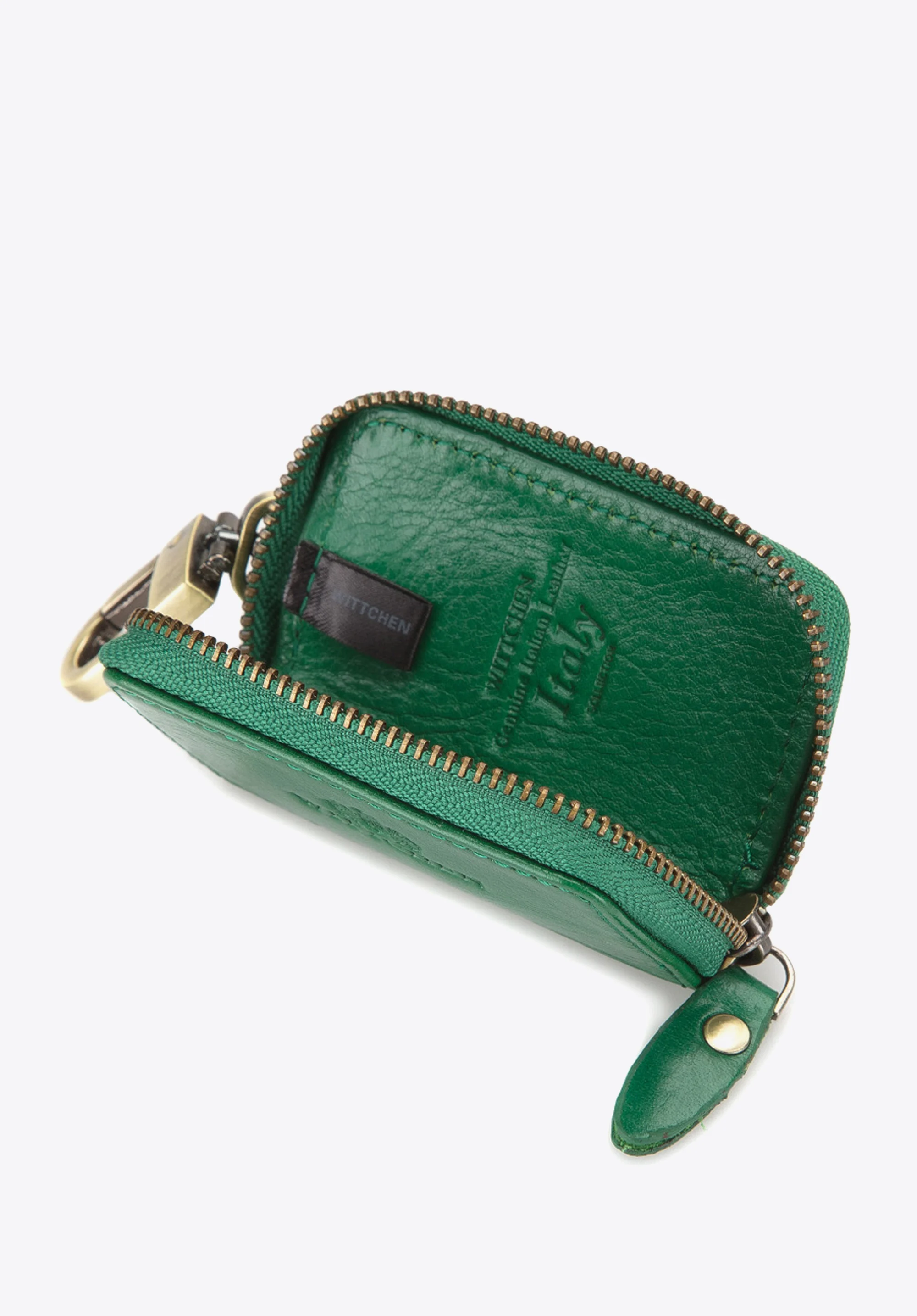 Etui na klucze skórzane na breloku