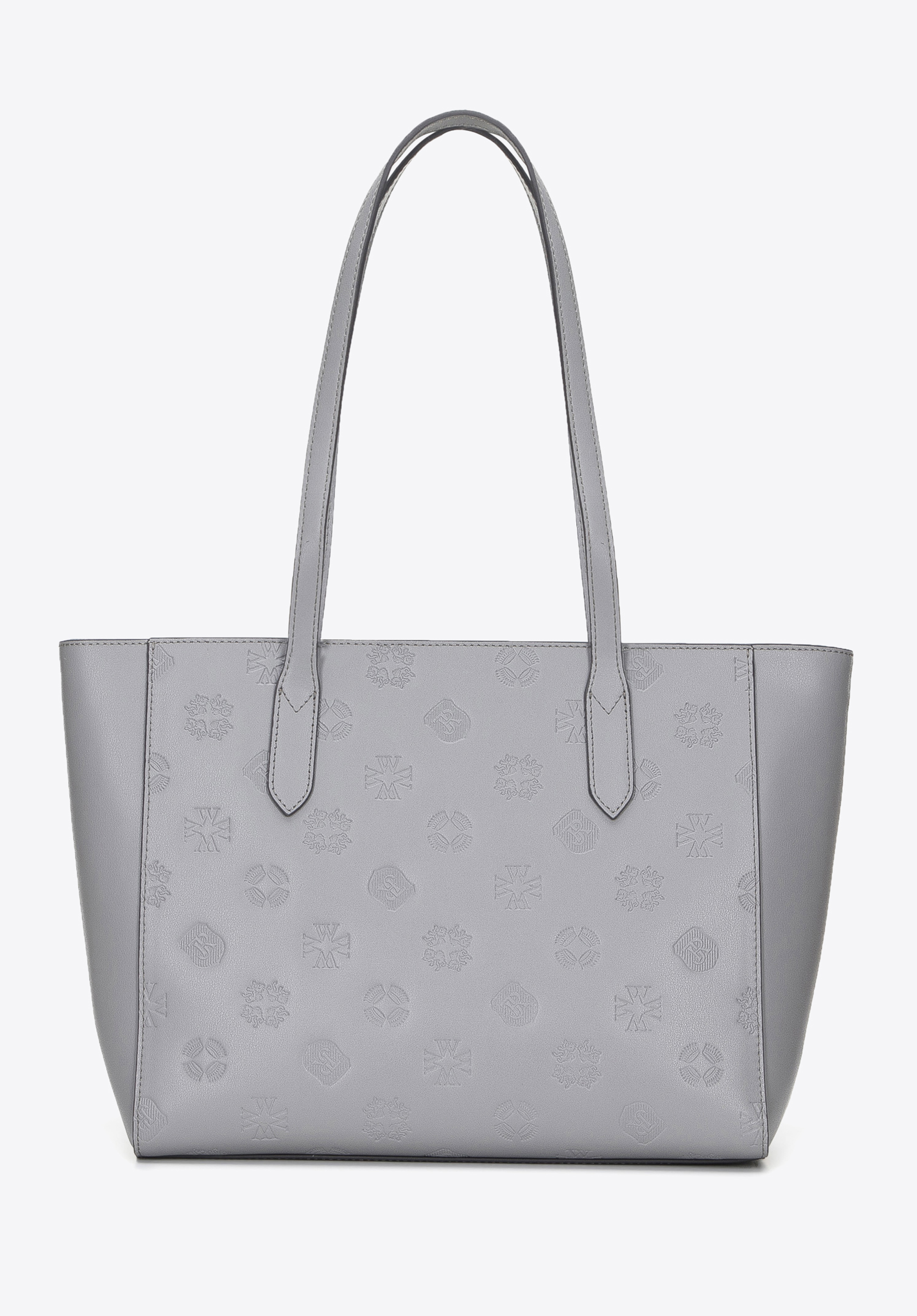 Torebka shopperka skórzana w monogram