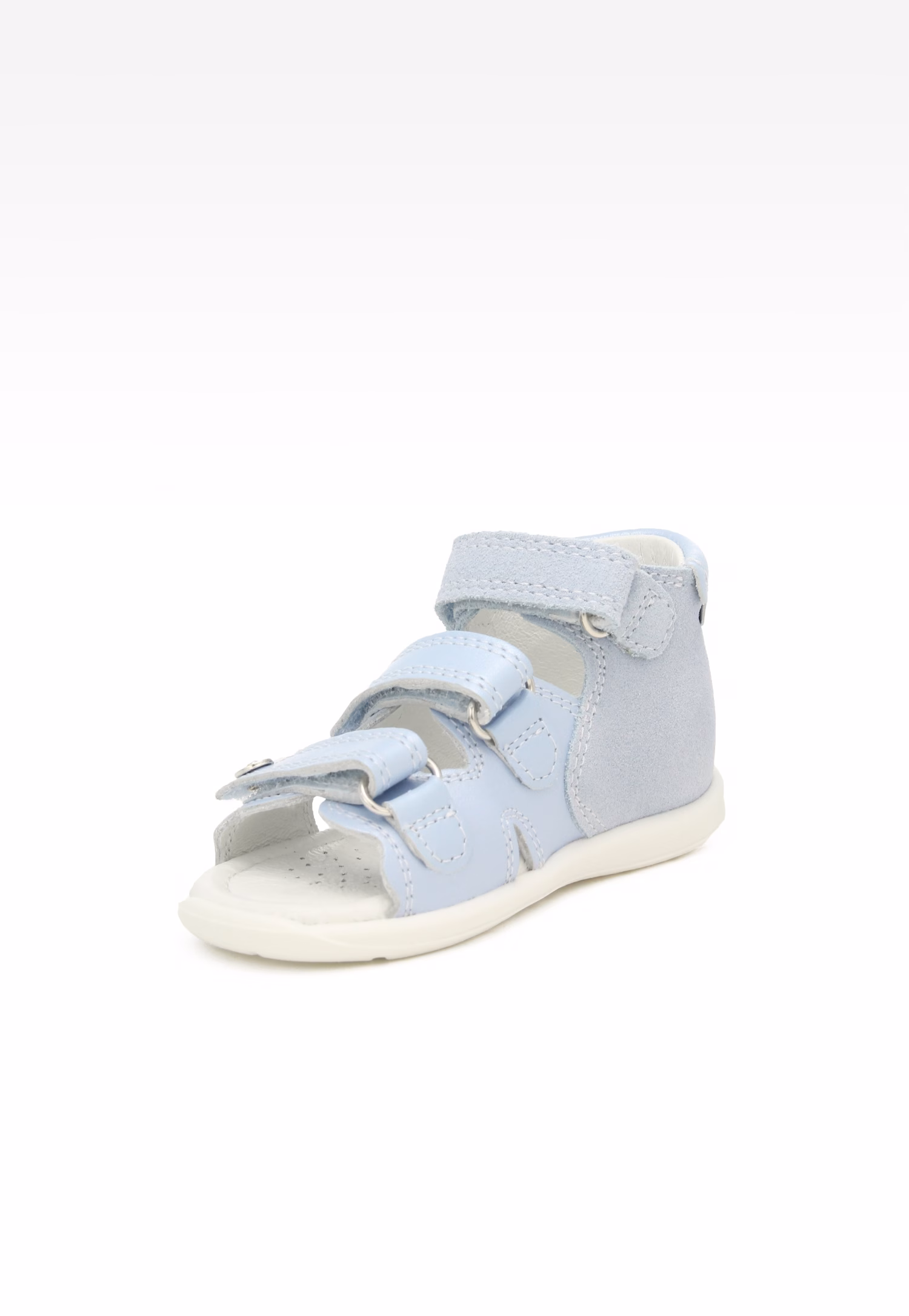 Sandały BARTEK 71158-0011, dla dziewcząt, szaro-różowy