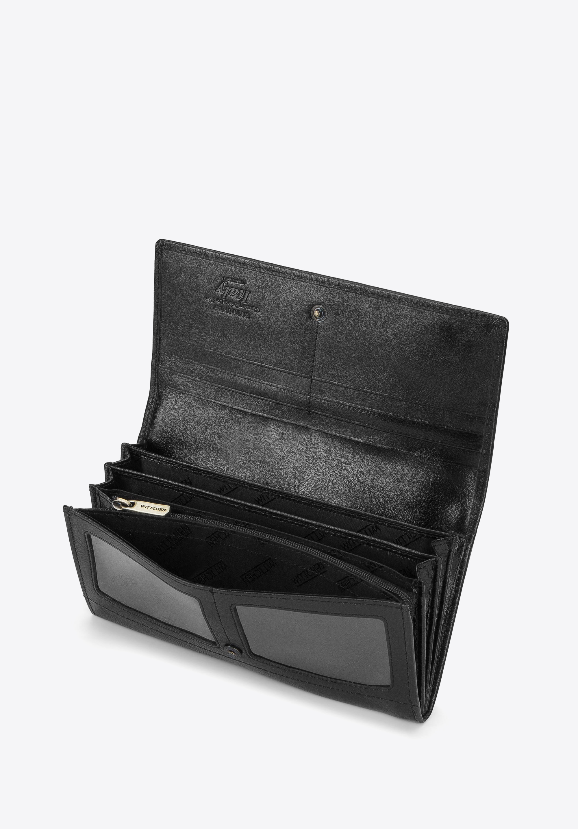 Damski portfel ze skóry naturalnej