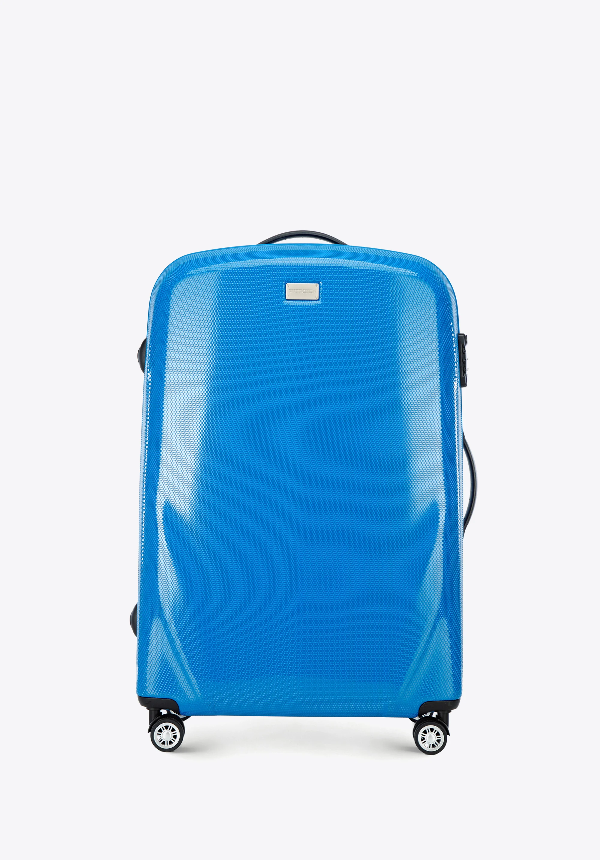 Walizka kabinowa z polikarbonu jednokolorowa