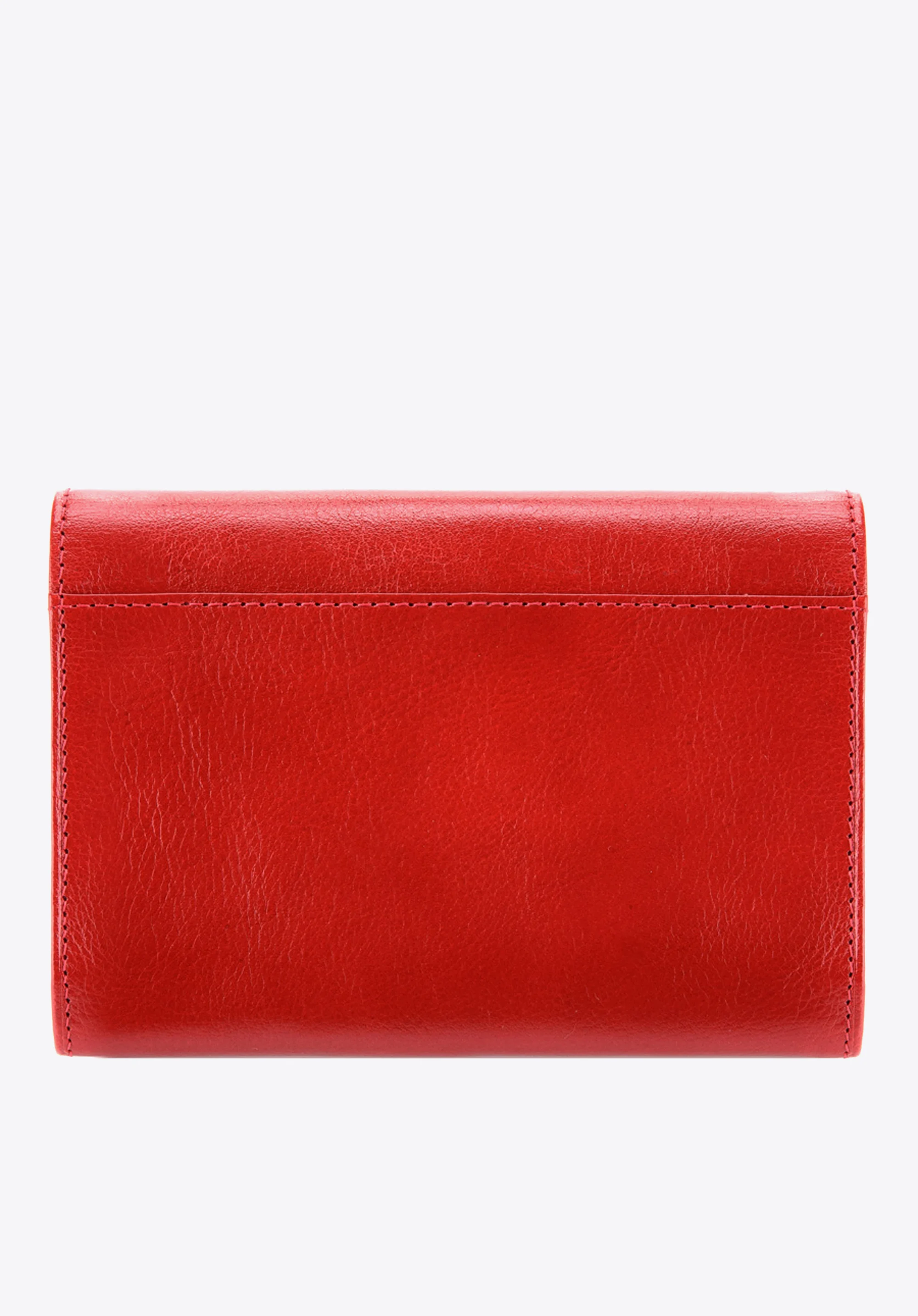 Damski portfel skórzany z kieszonką na bigiel