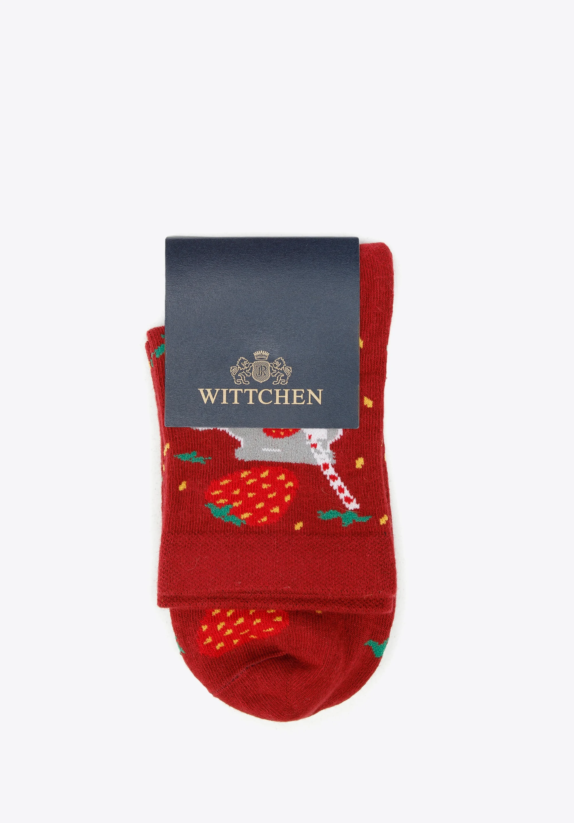 Damskie skarpetki w truskawki