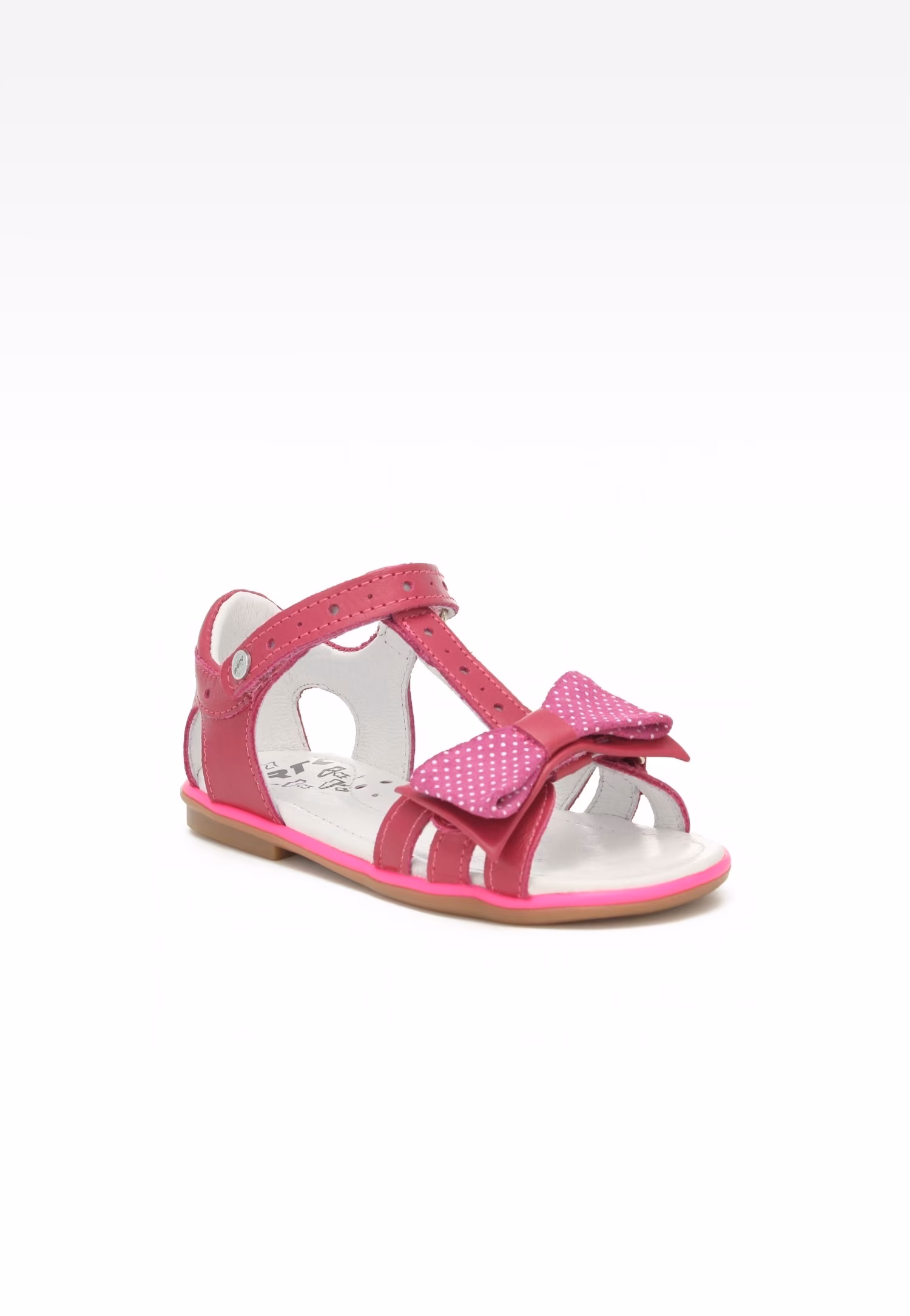 Sandały BARTEK 19182002 II, dla dziewcząt, ciemy róż