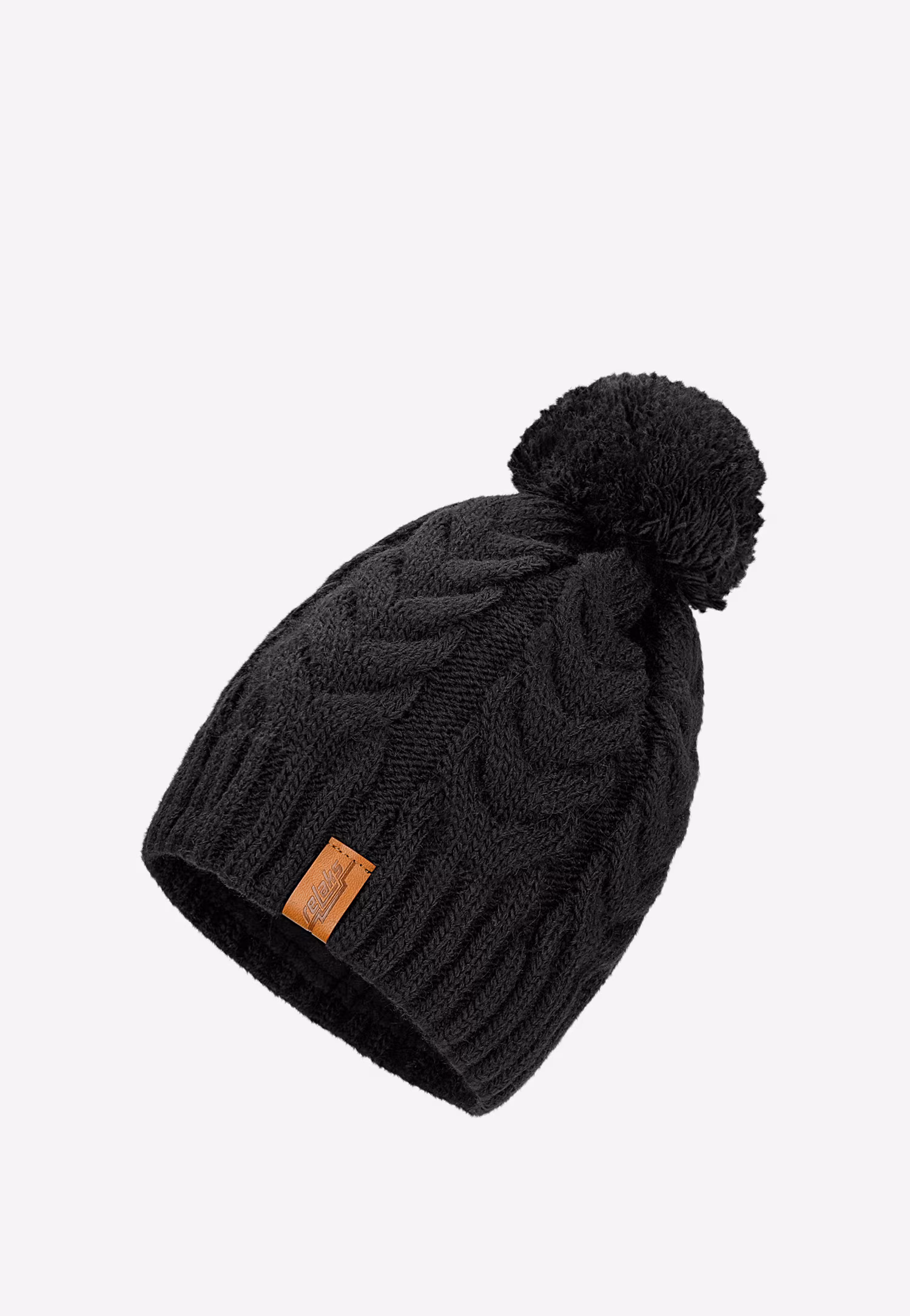 RELAKS ciepły zimowy zestaw czapka + komin