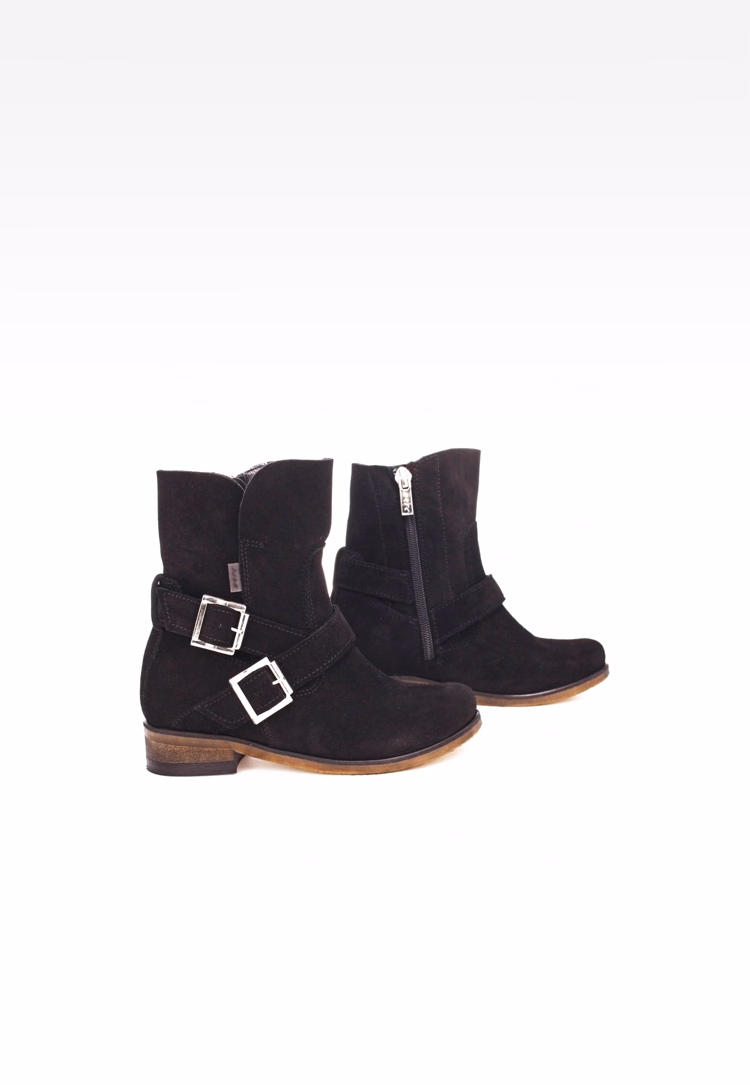 Botki Wojas x Bartek 8440461, dla dziewcząt, czarny