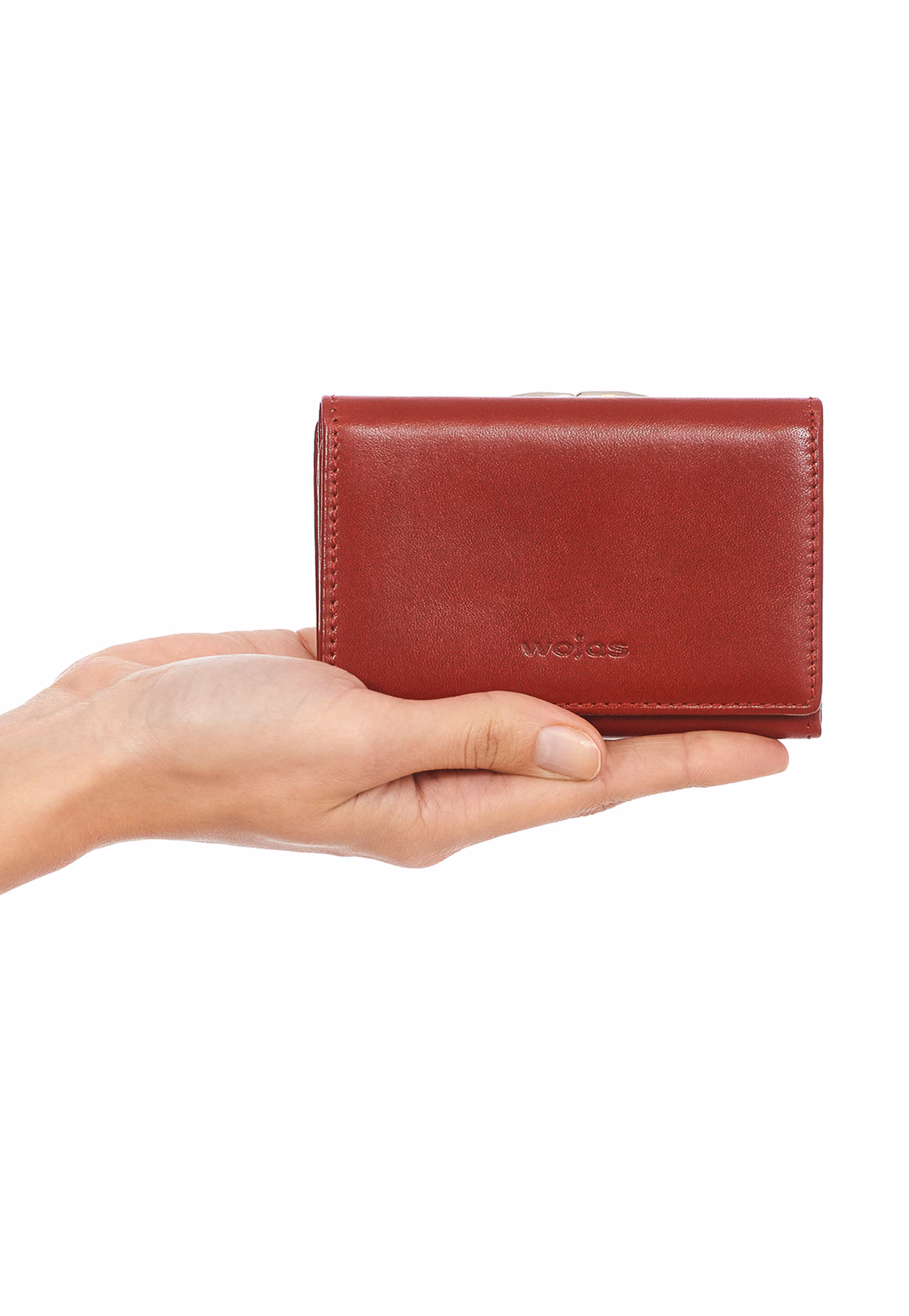 Czarny skórzany portfel damski z RFID