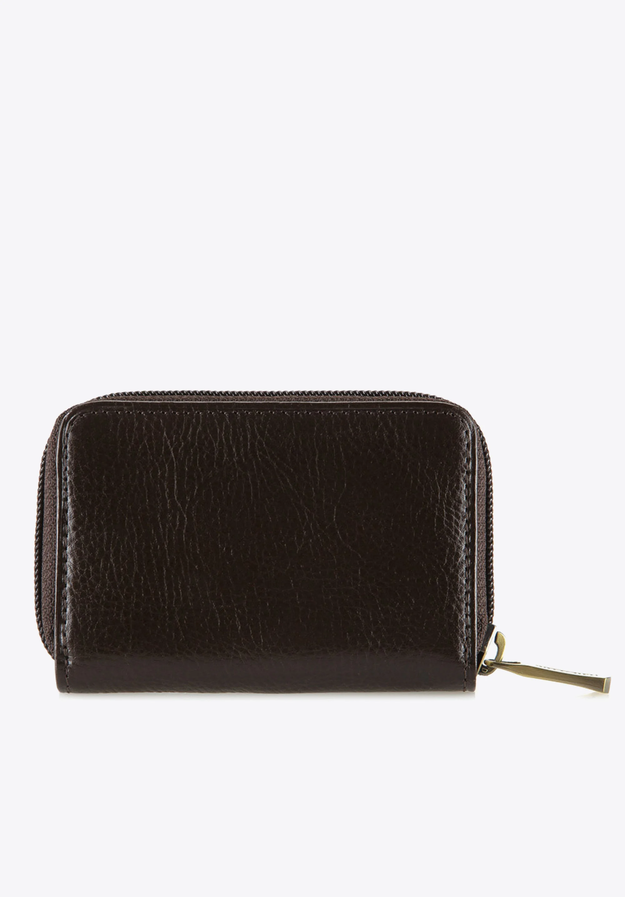 Etui na karty kredytowe skórzane na suwak