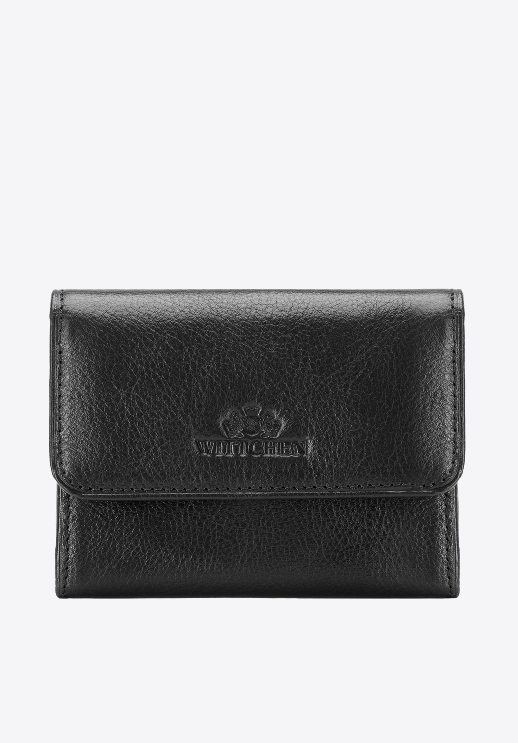 Portfel skórzany mały na zatrzask