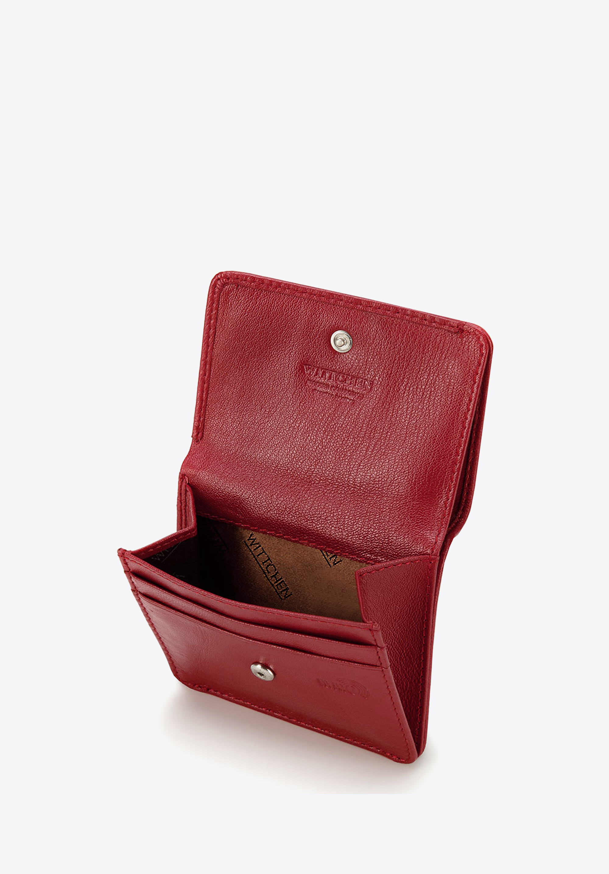 Damski portfelik ze skóry kwadratowy