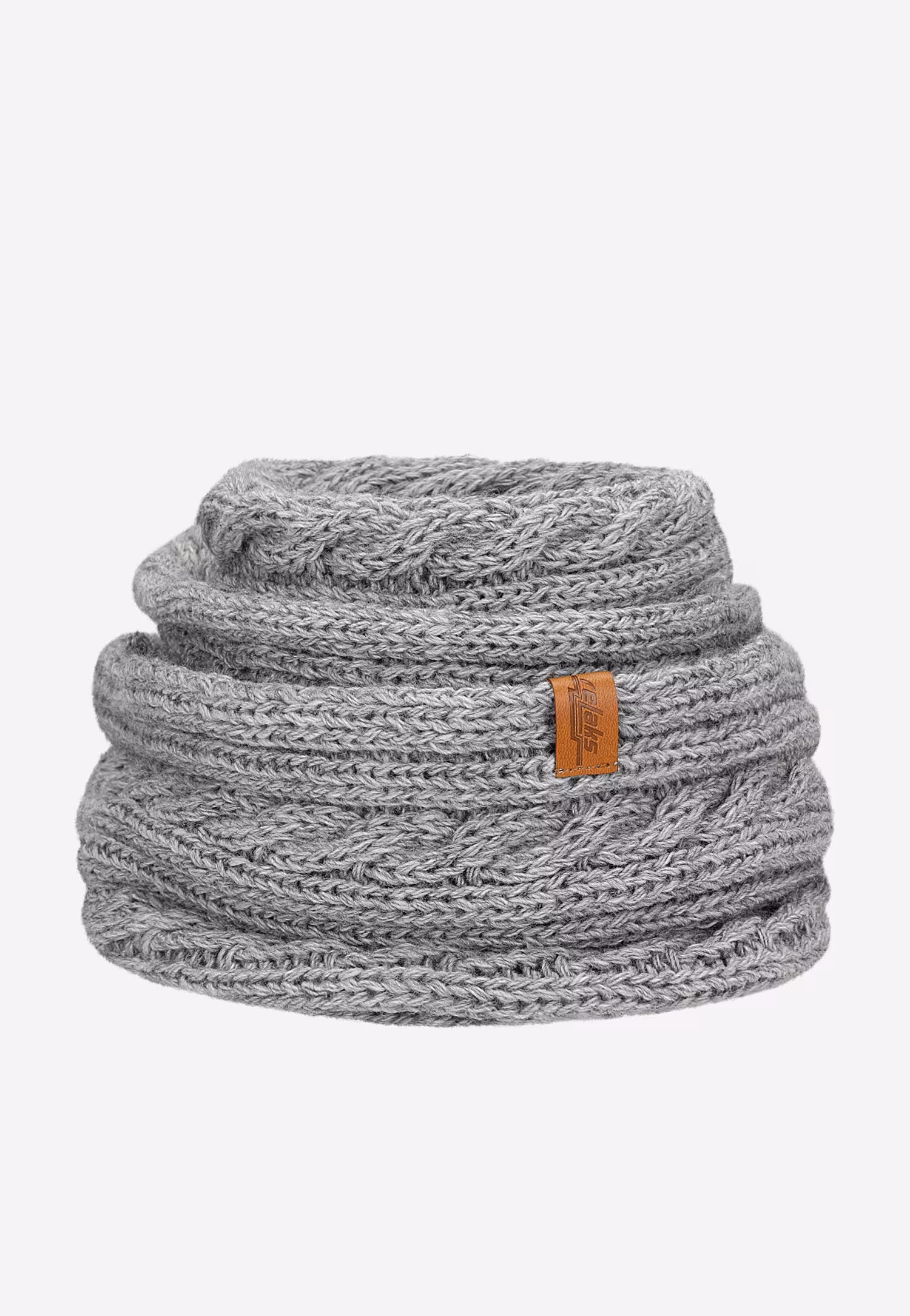 RELAKS ciepły zimowy zestaw czapka + komin