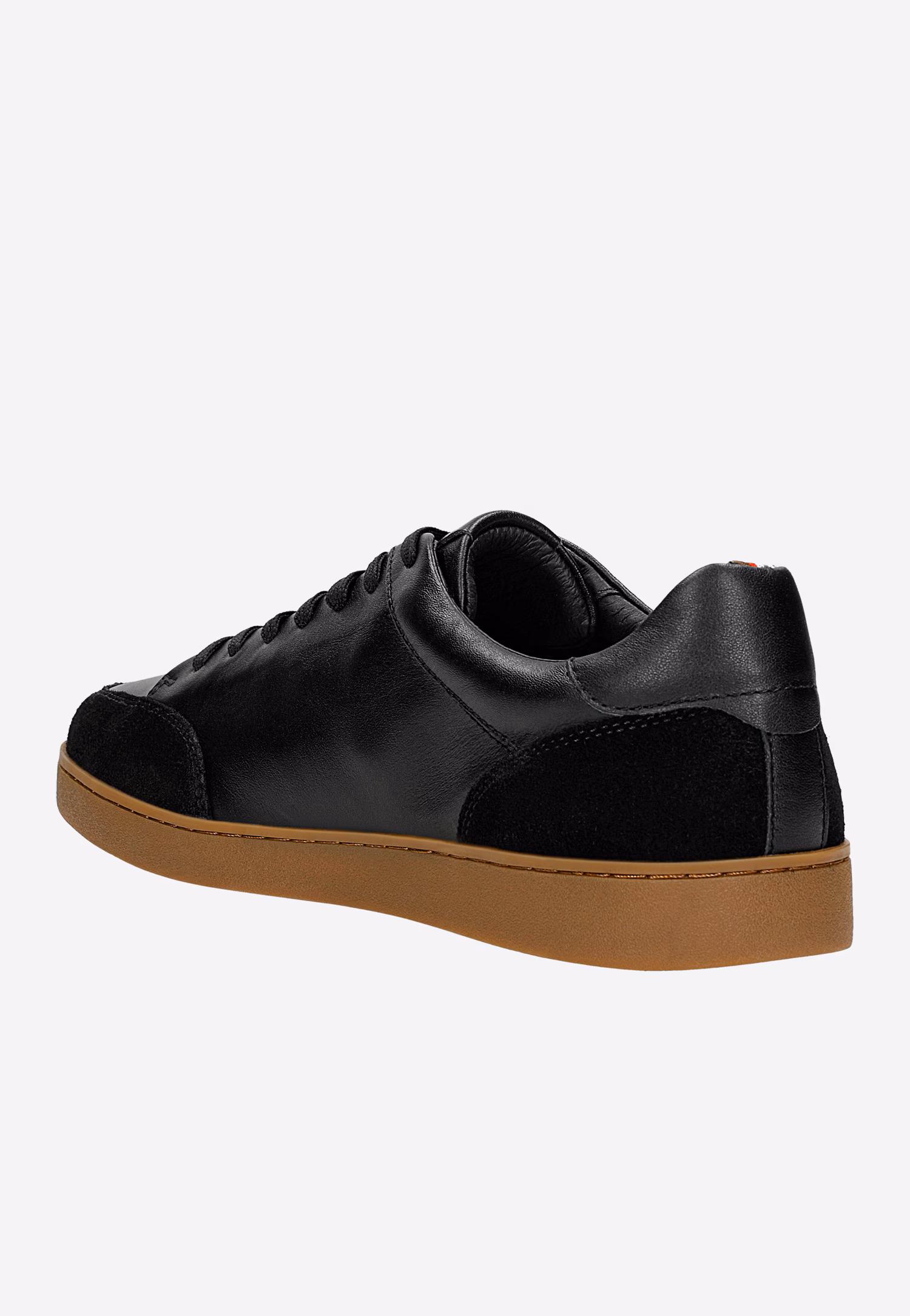 Białe trampki męskie z szarymi wstawkami