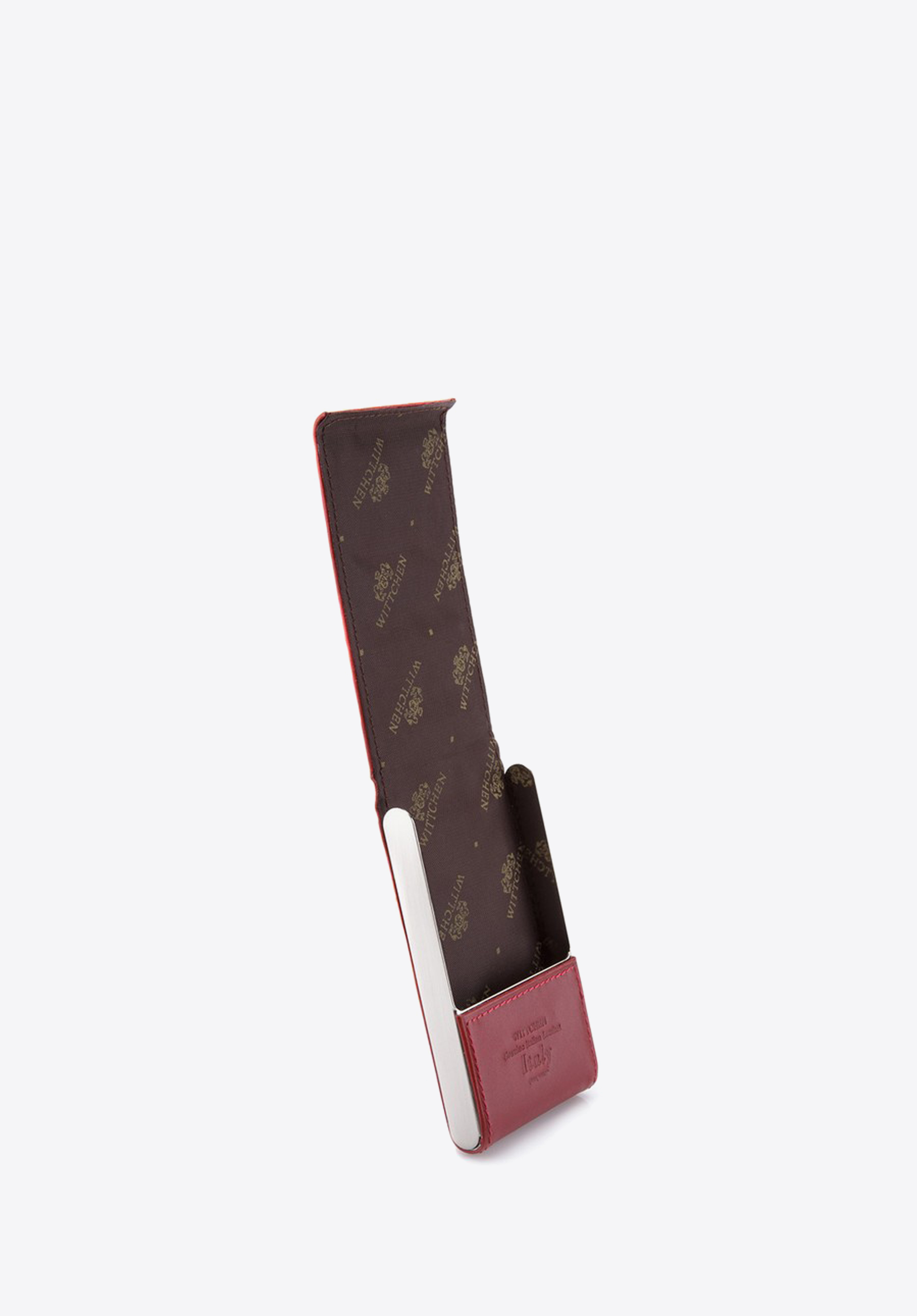 Etui na wizytówki ze skóry twarde