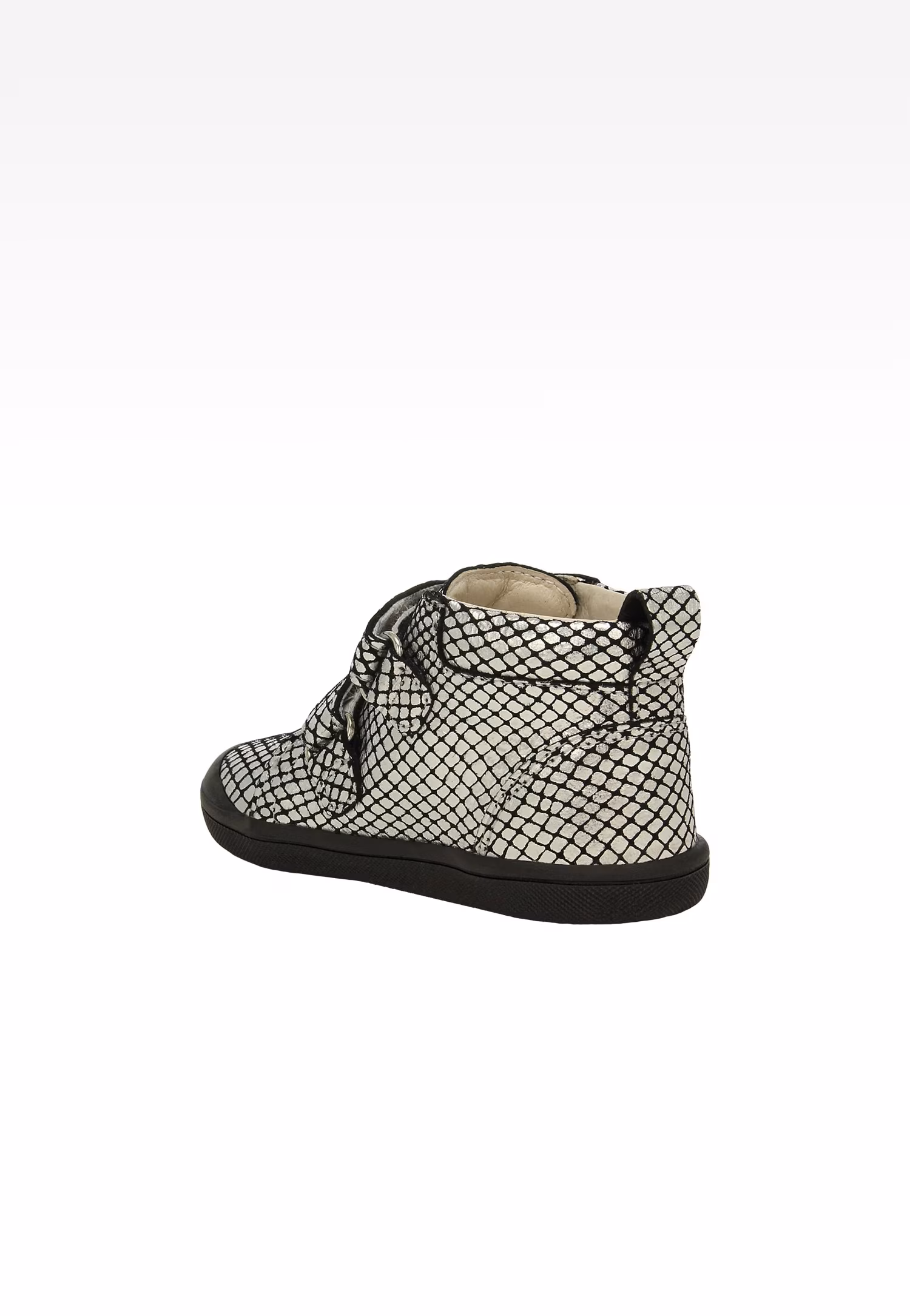 Trzewiki BARTEK 11025141, dla dziewcząt, czarno-srebrne