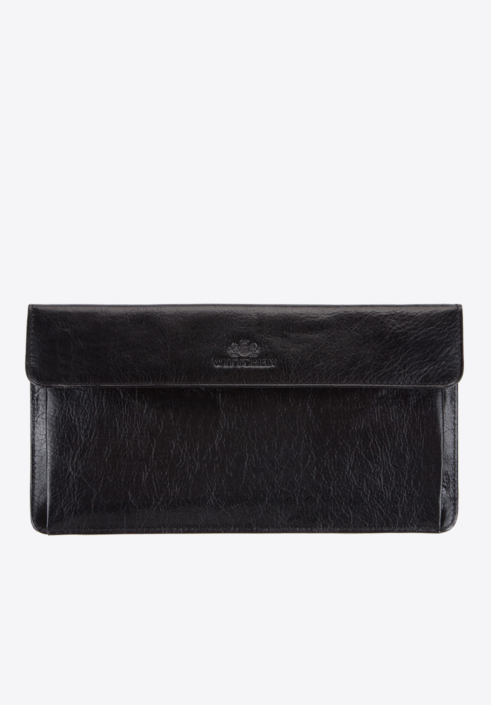 Etui na bilet lotniczy skórzane proste