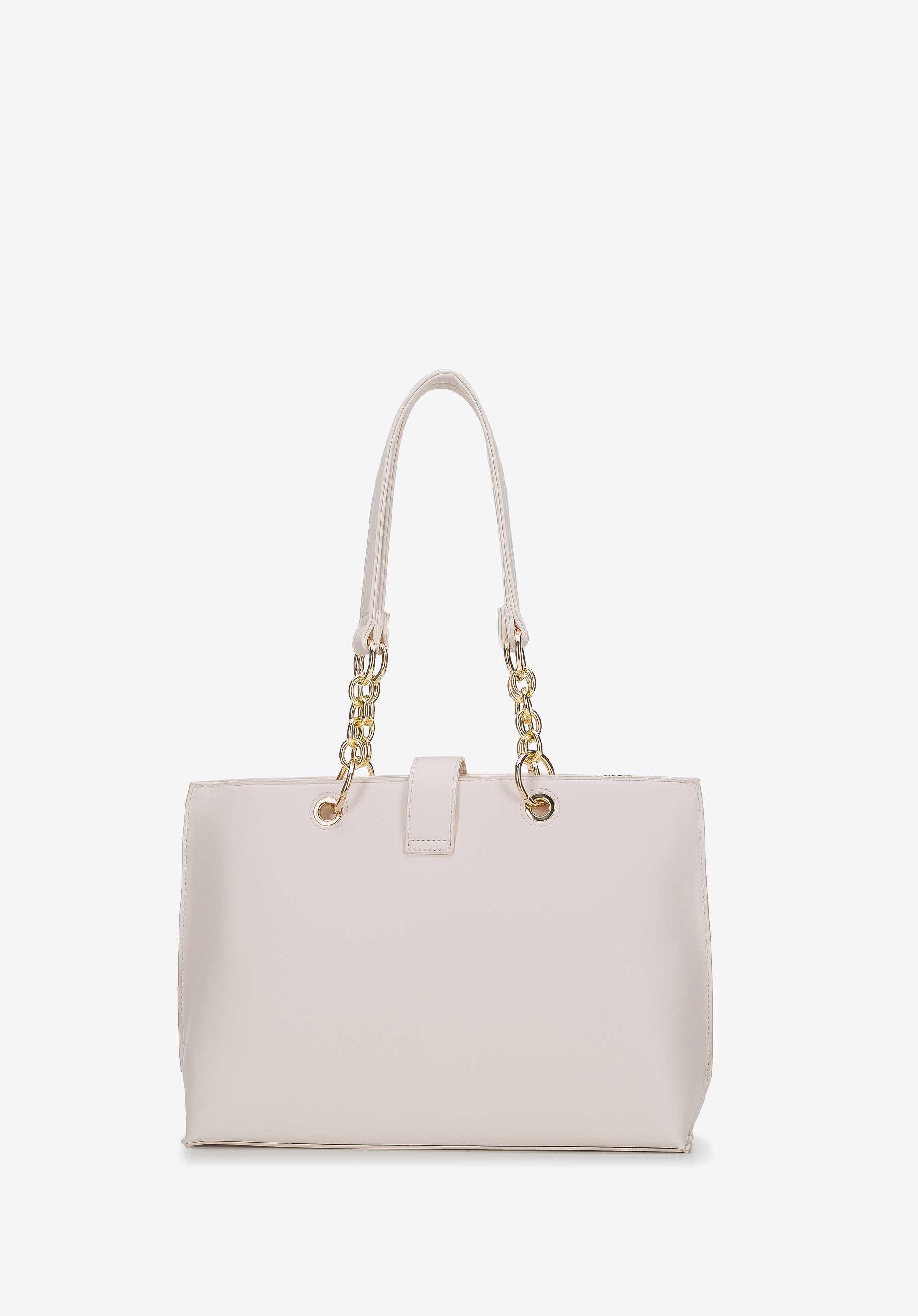 Torebka shopperka z łańcuchami