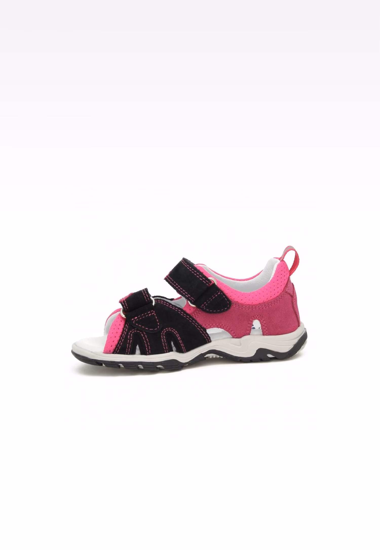 Sandały BARTEK 019187-009 II, dla dziewcząt, różowo-czarny