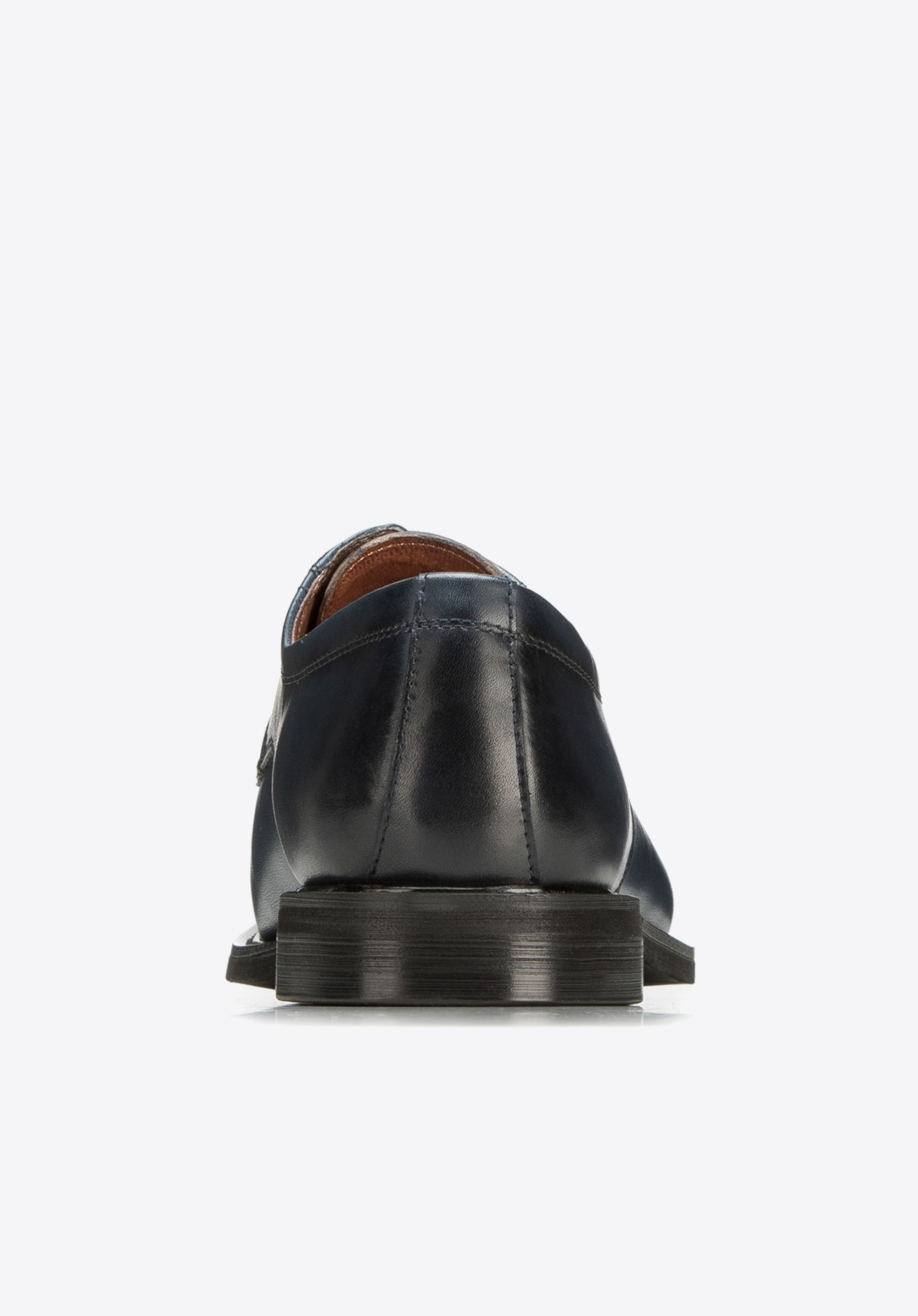 Męskie derby skórzane