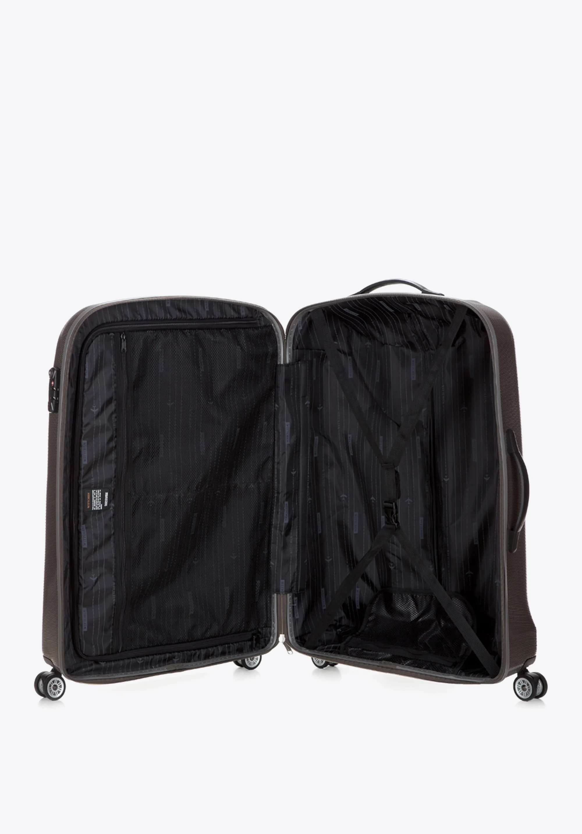 Walizka kabinowa z polikarbonu jednokolorowa