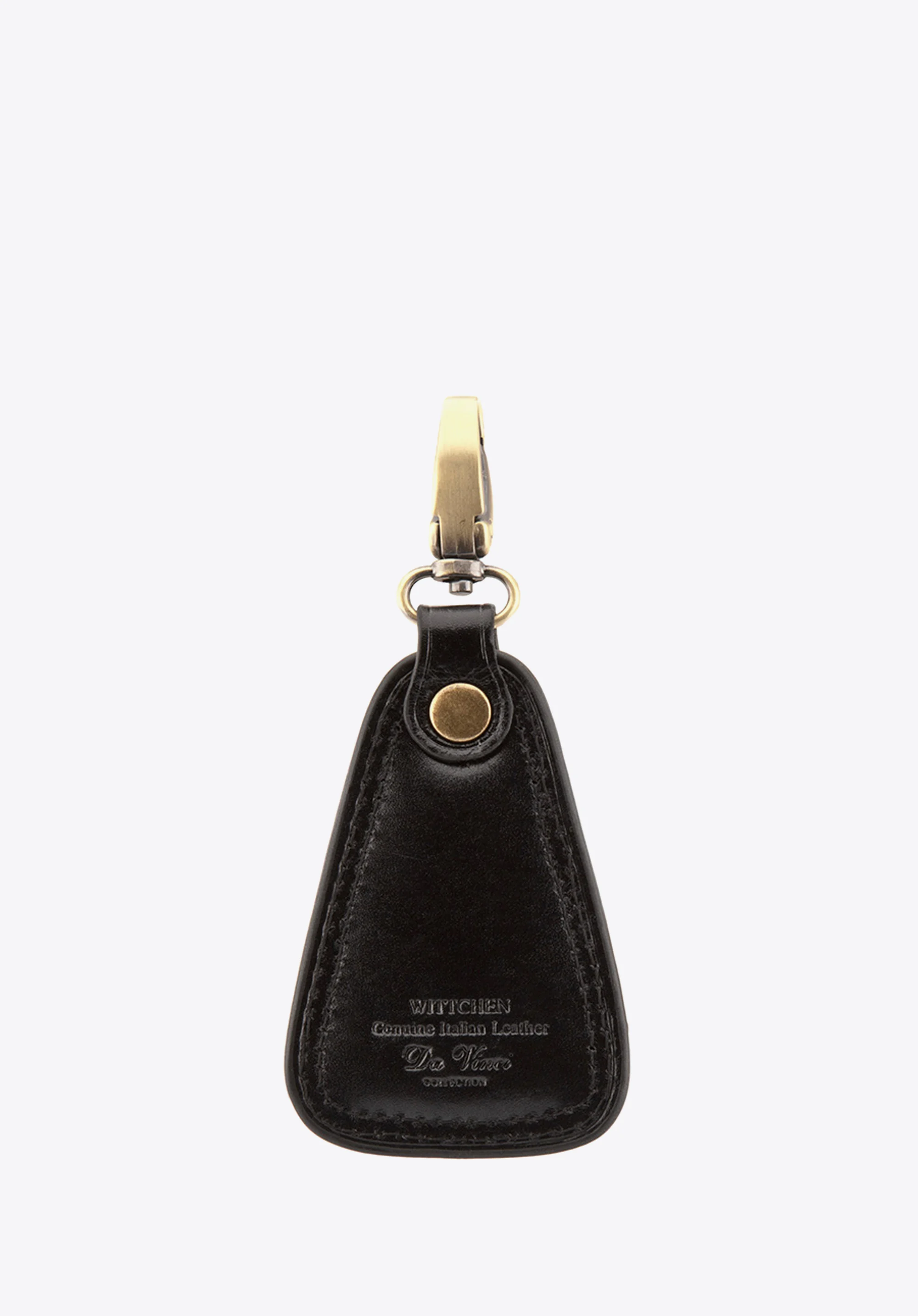 Brelok skórzany trójkątny