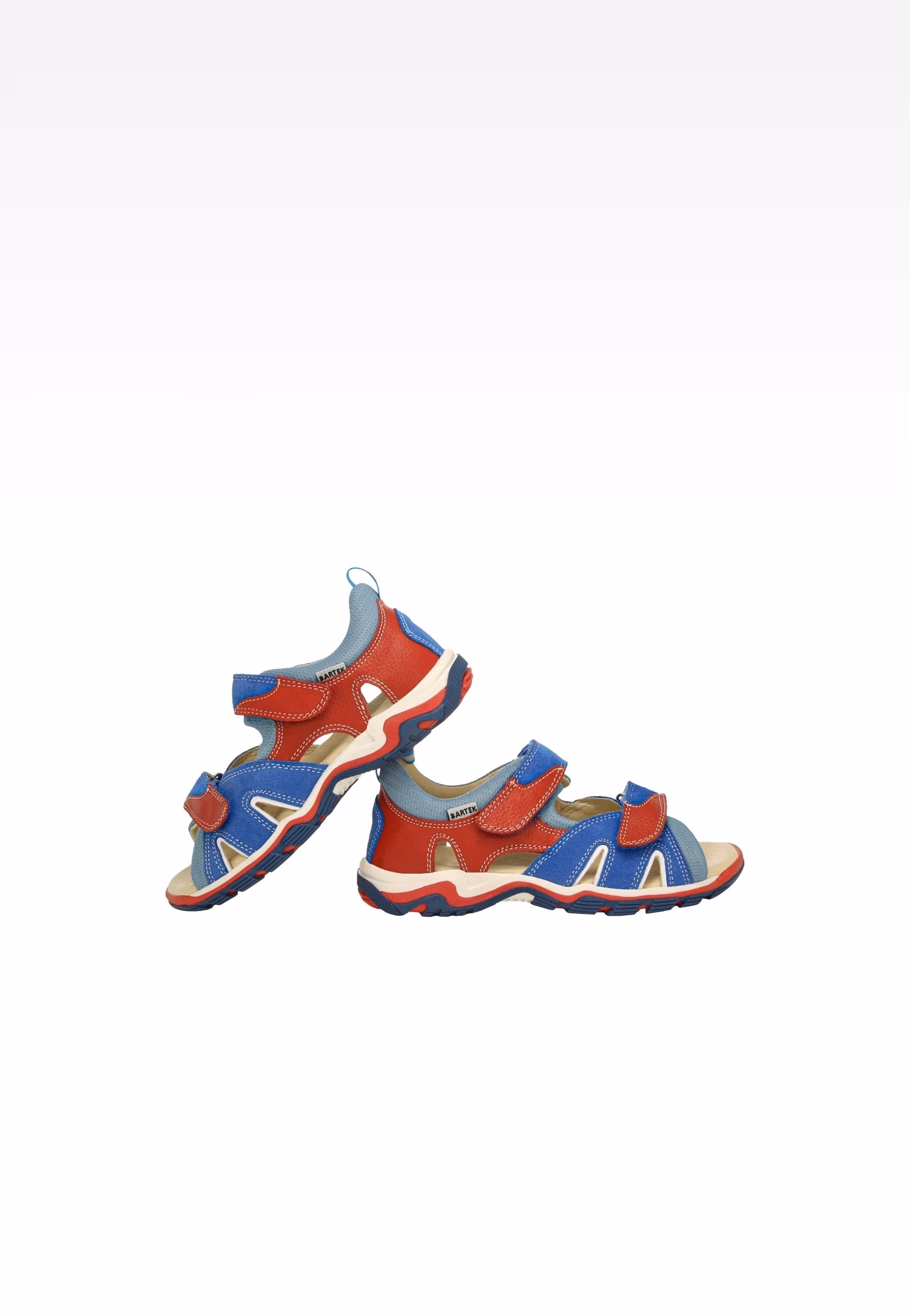 Obuwie profilaktyczne brtk young BARTEK 16187-022, czerwono-niebieski