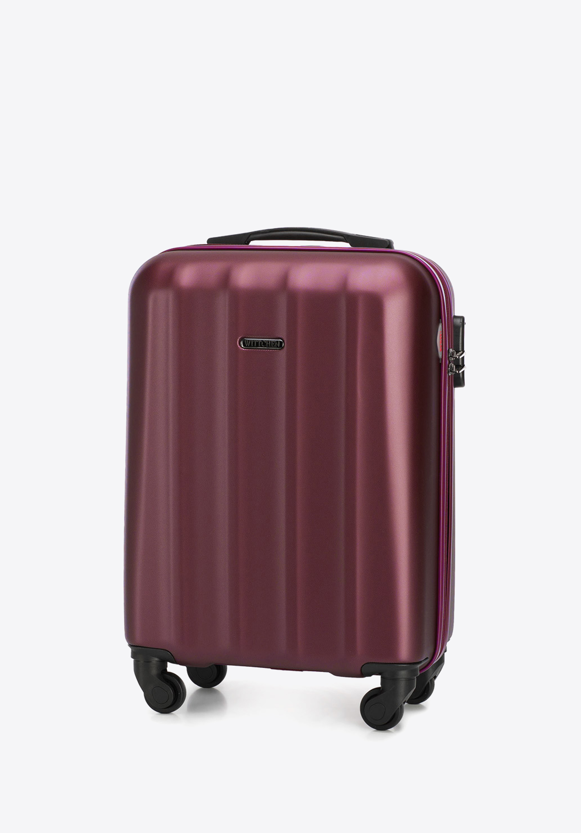 Walizka kabinowa z polikarbonu fakturowana