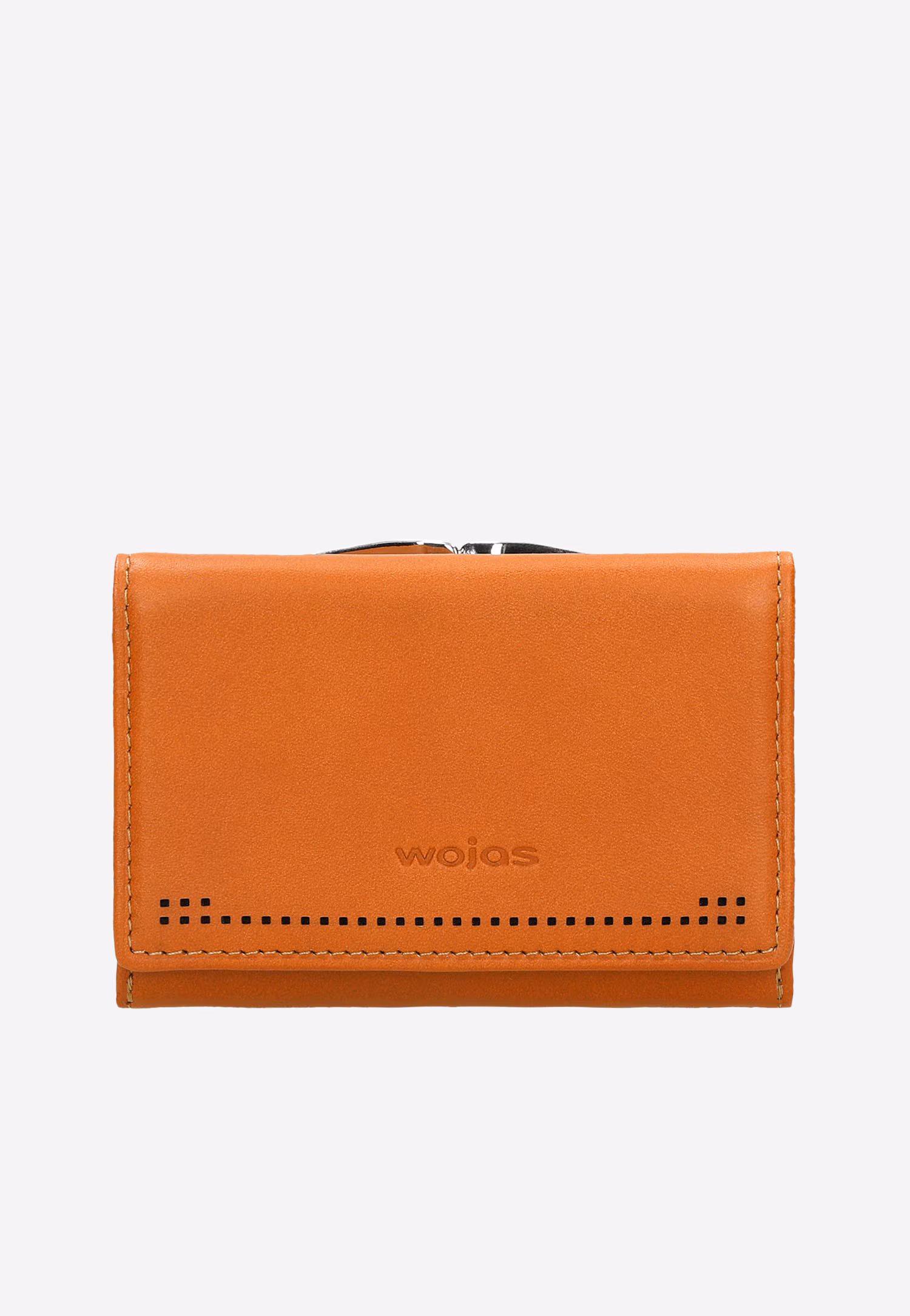 Brązowy mały portfel z ochroną RFID