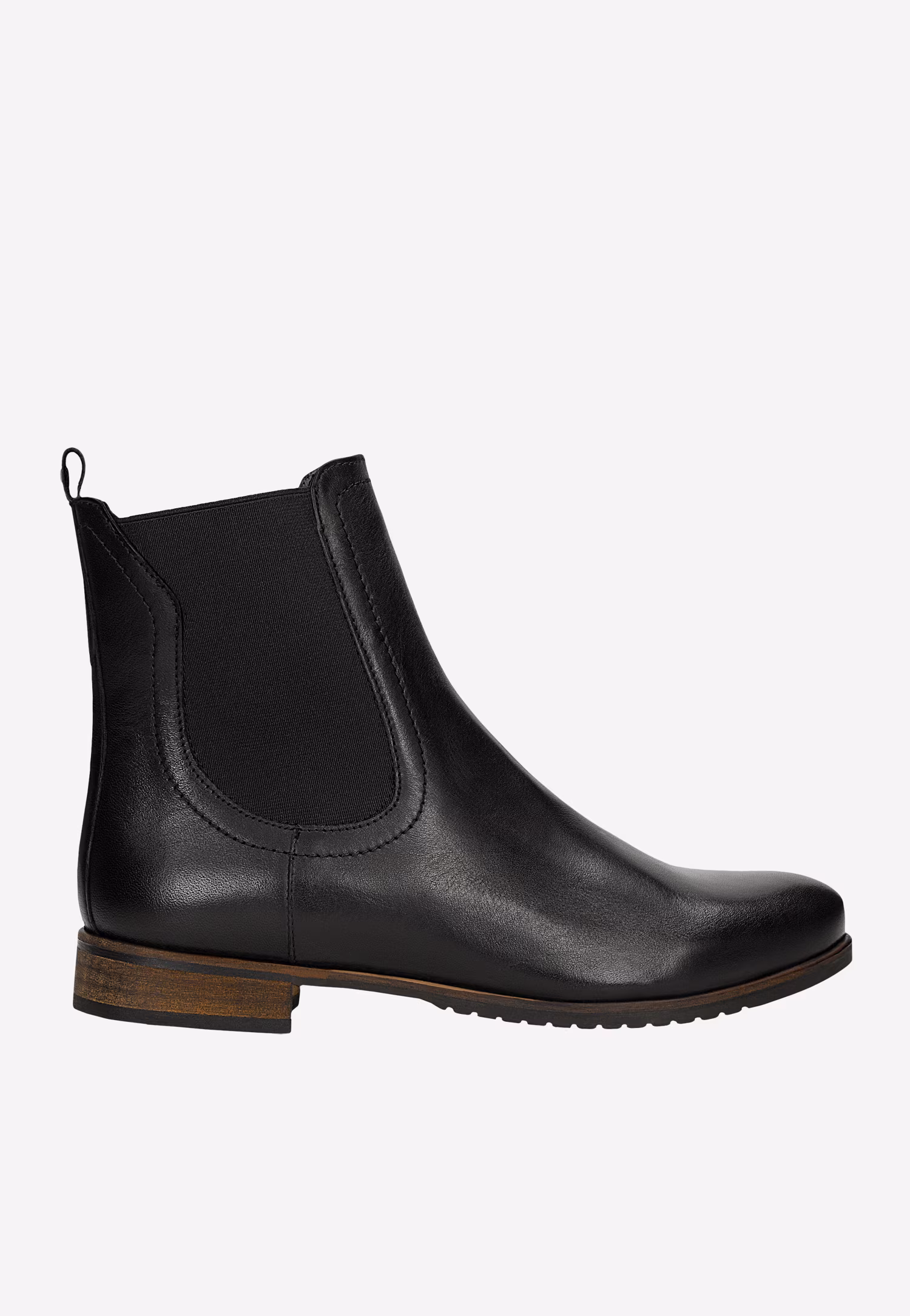 Wysokie skórzane sztyblety damskie w brązowym kolorze