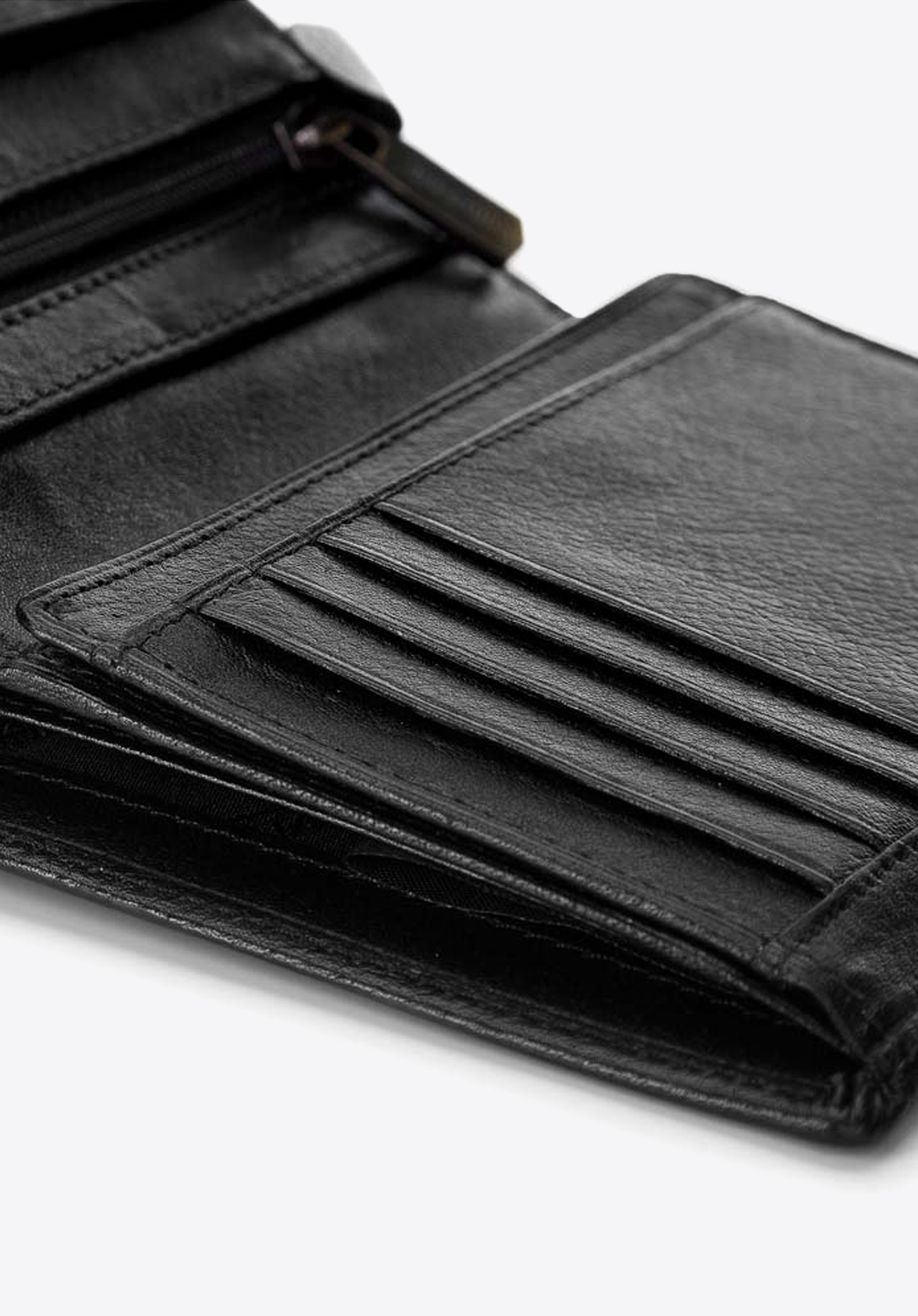 Męski portfel skórzany duży