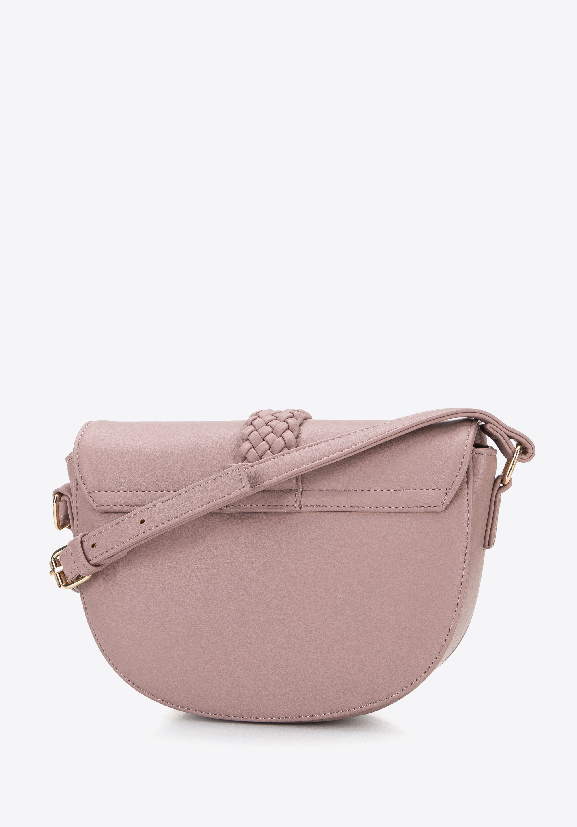 Damska listonoszka z ozdobną plecionką