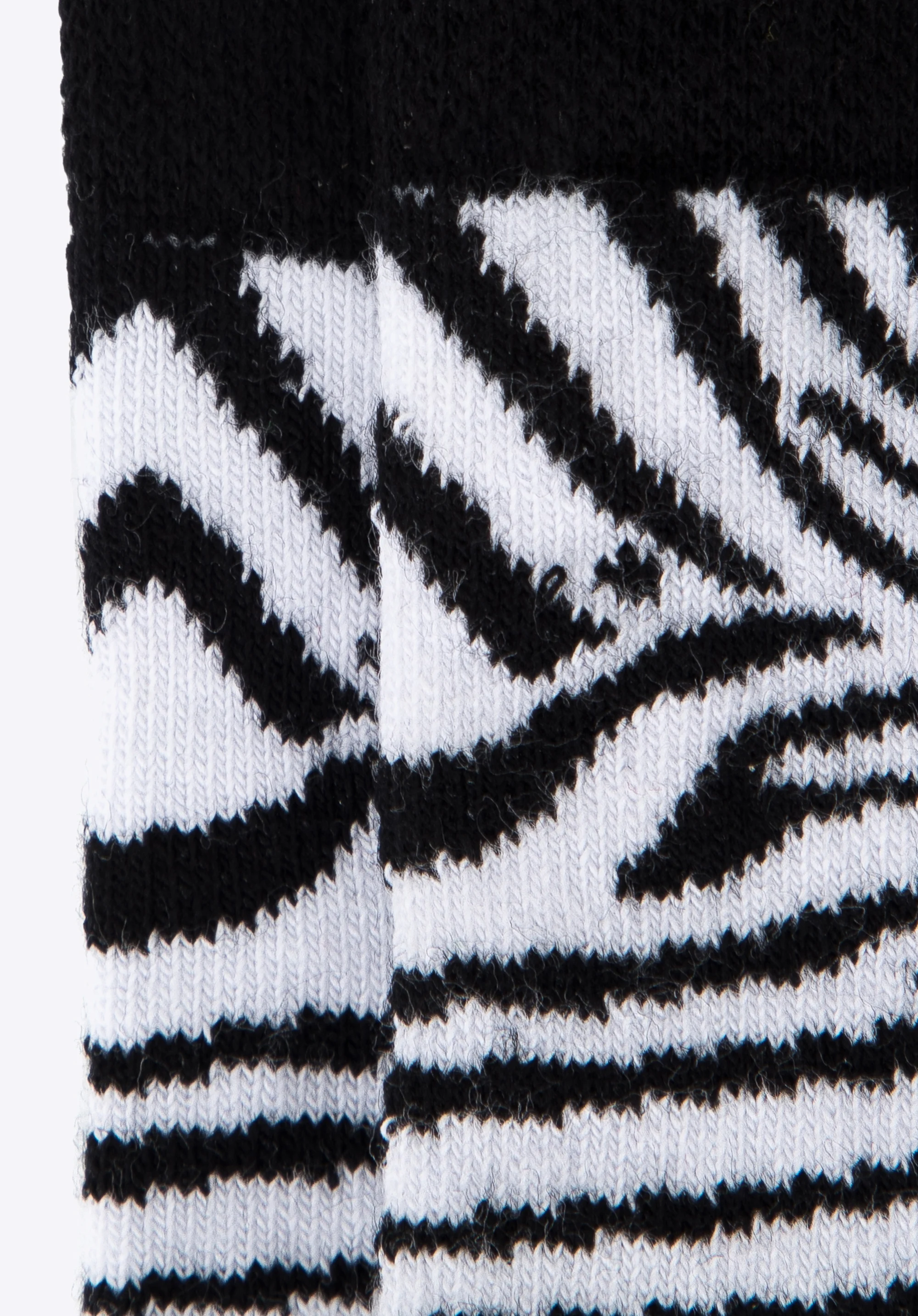 Damskie skarpetki w zebrę