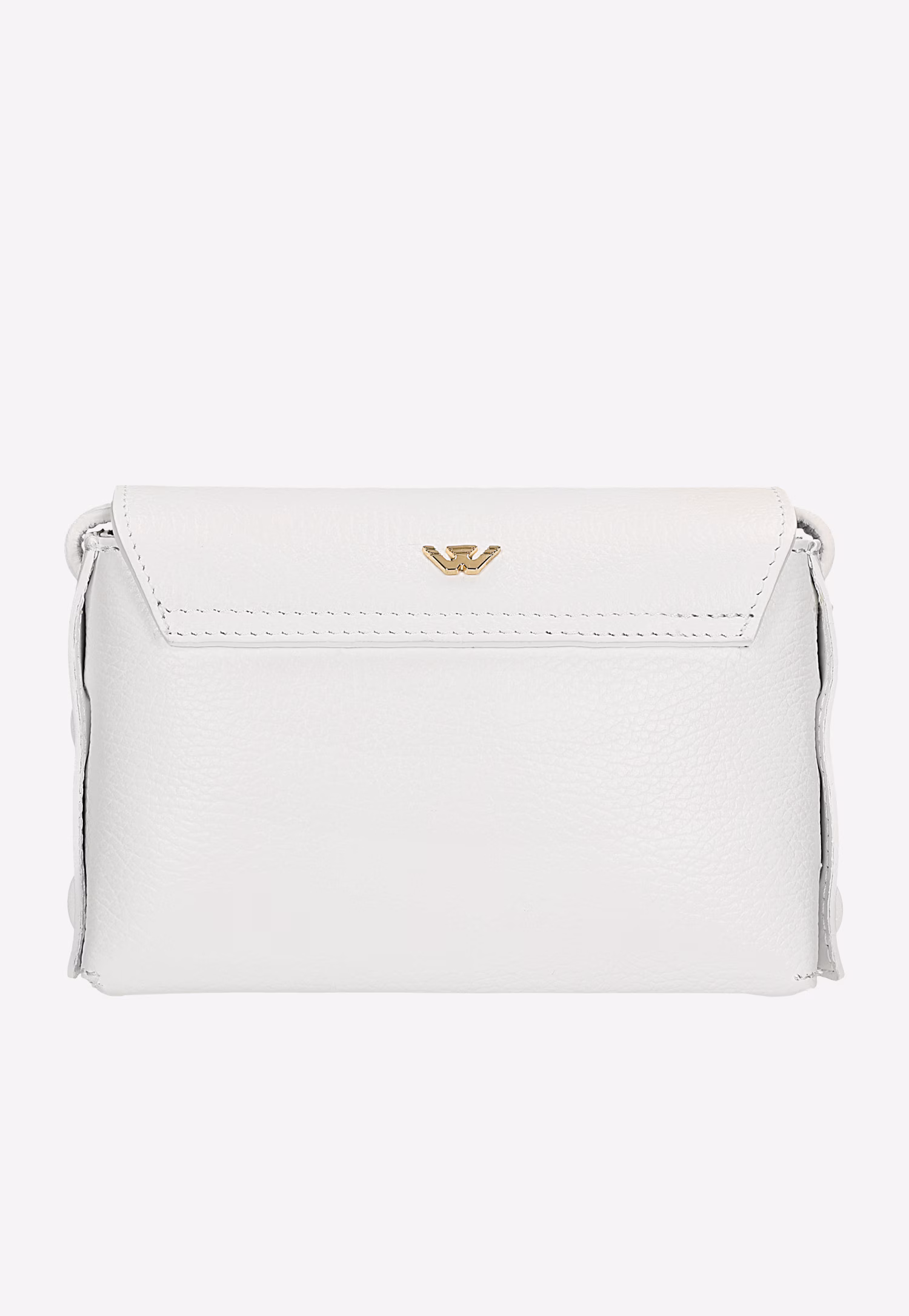 Biała wizytowa torebka ze skóry naturalnej