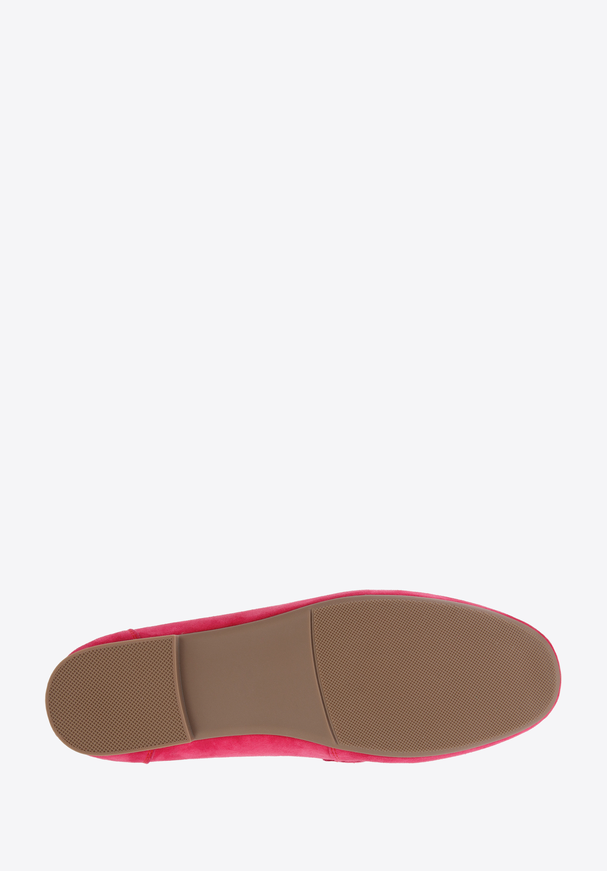 Damskie mokasyny zamszowe z metalową sprzączką