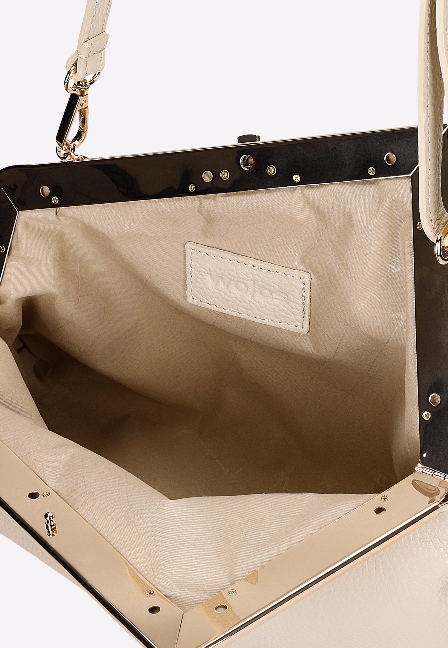 Skórzana torebka damska asymetryczna