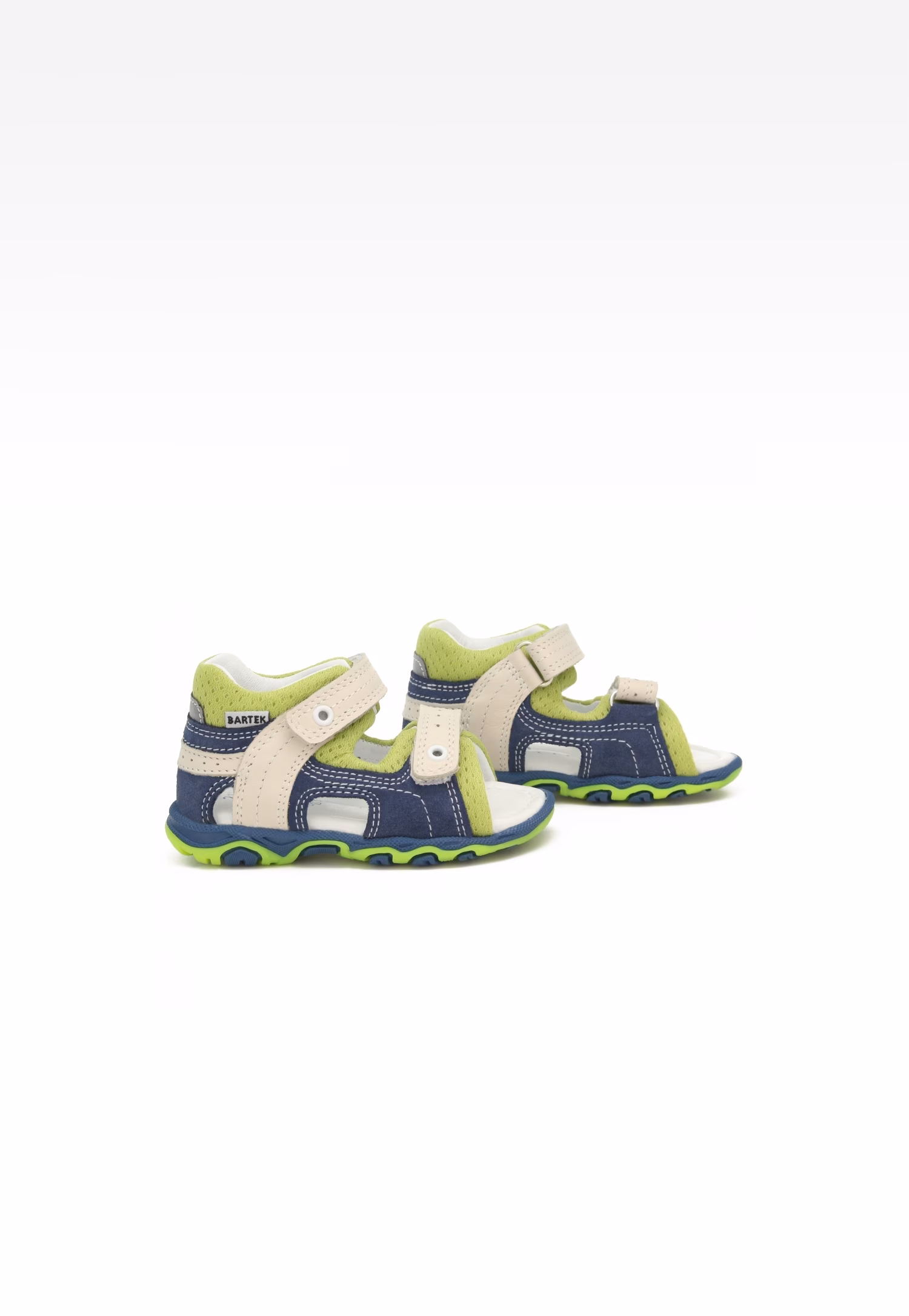 Sandały BARTEK 11848-024, dla chłopców, niebiesko-szaro-zielony