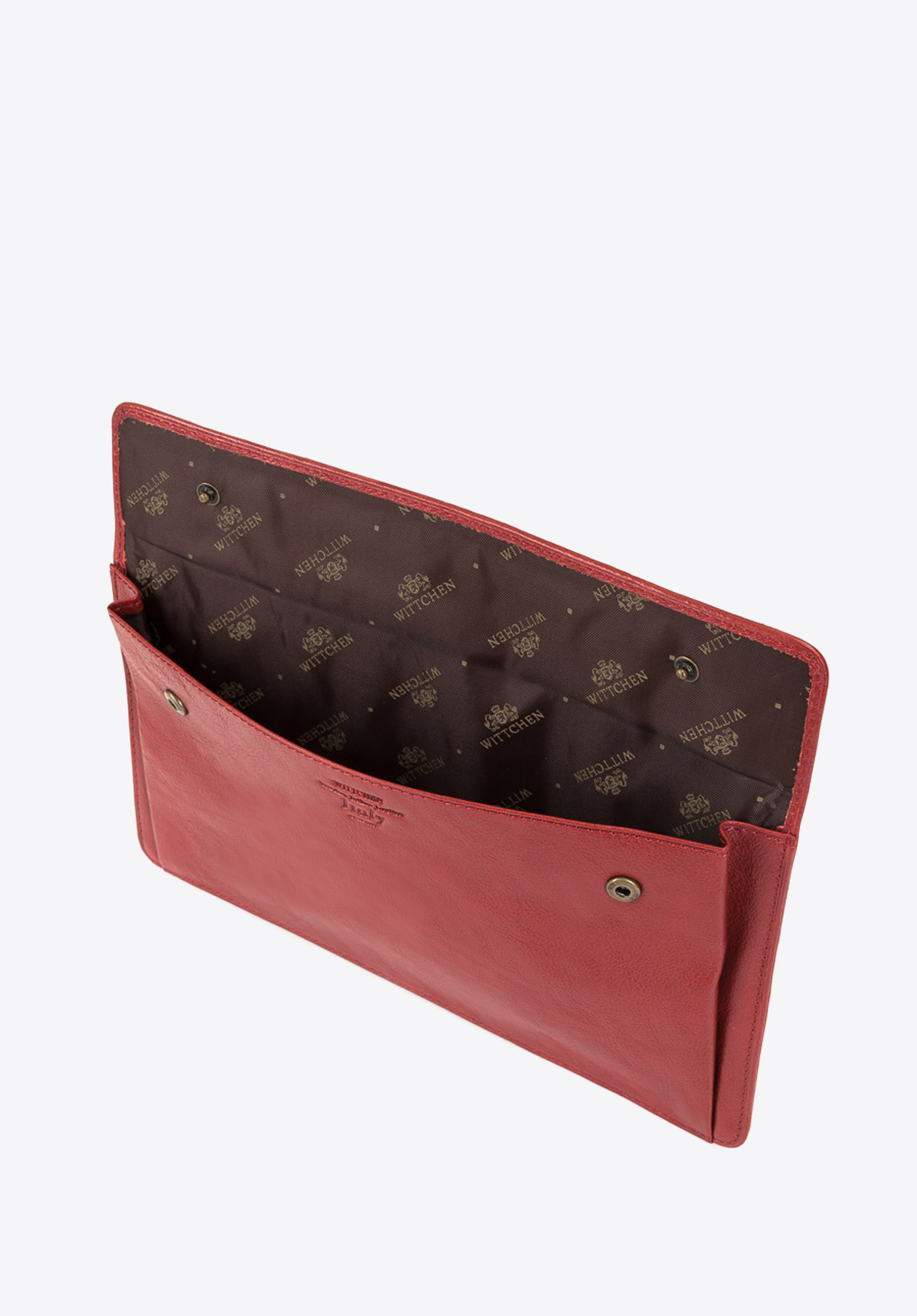 Etui na bilet lotniczy skórzane proste