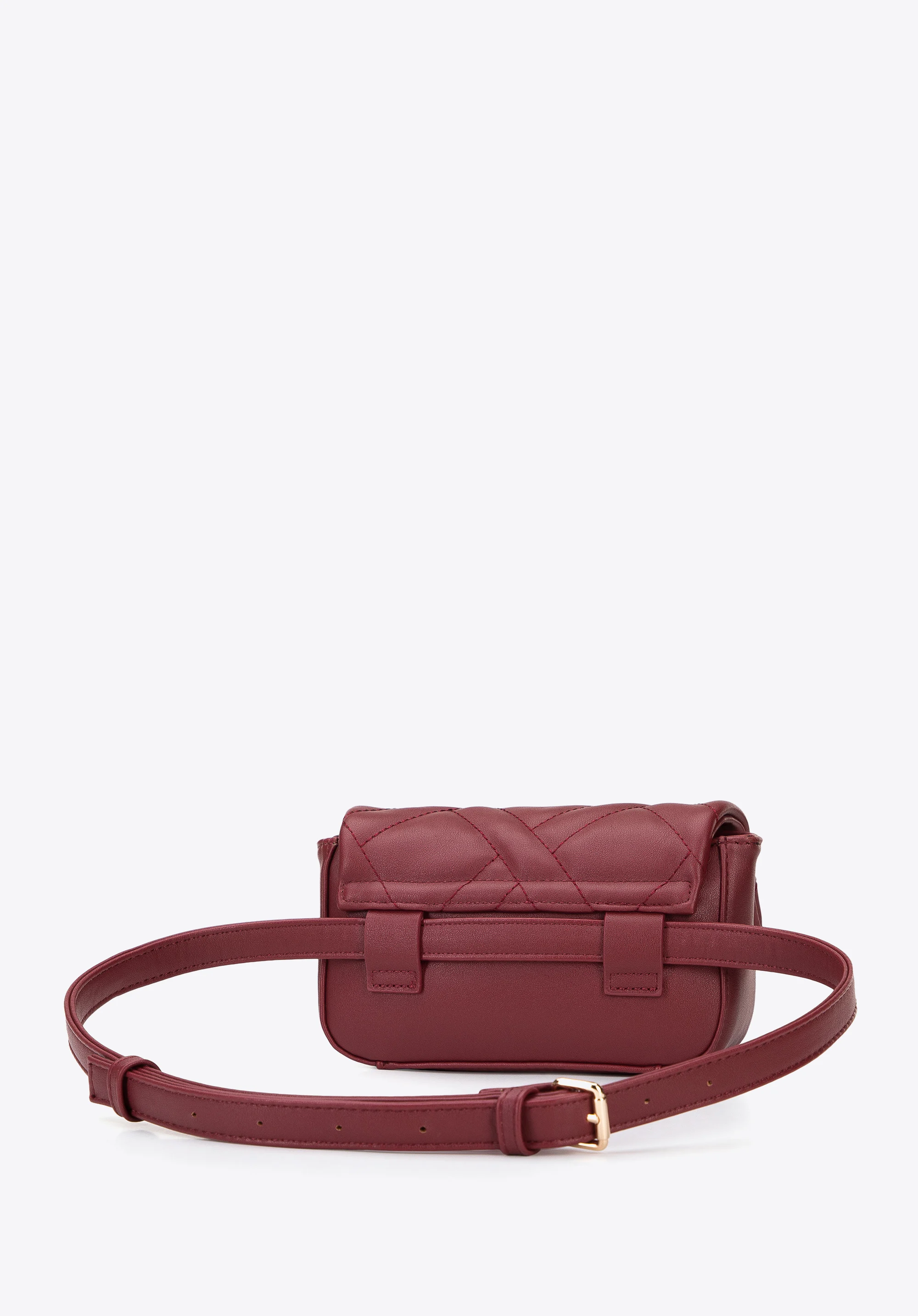 Damska torebka nerka geometrycznie pikowana