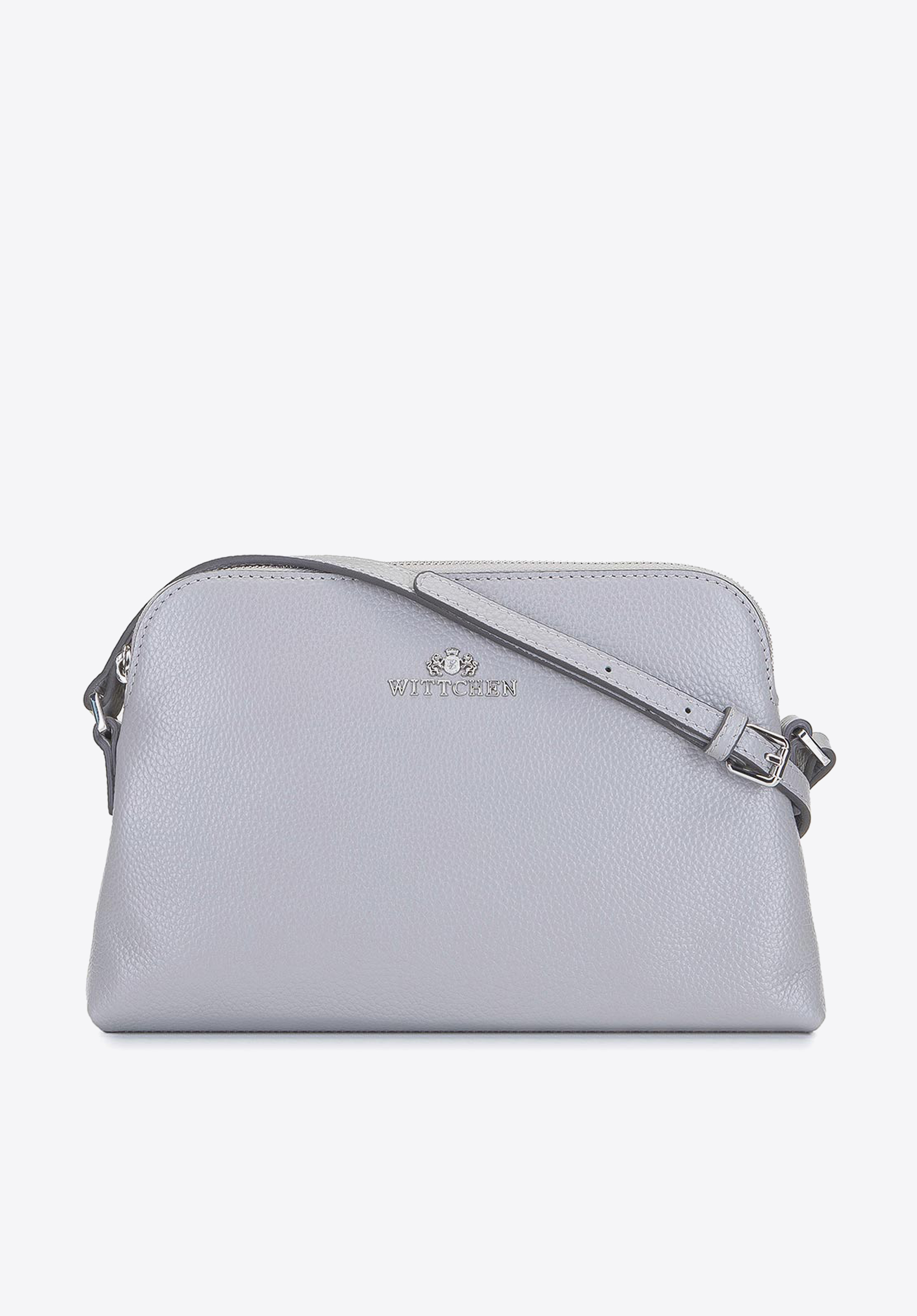 Damska listonoszka skórzana trapezowa